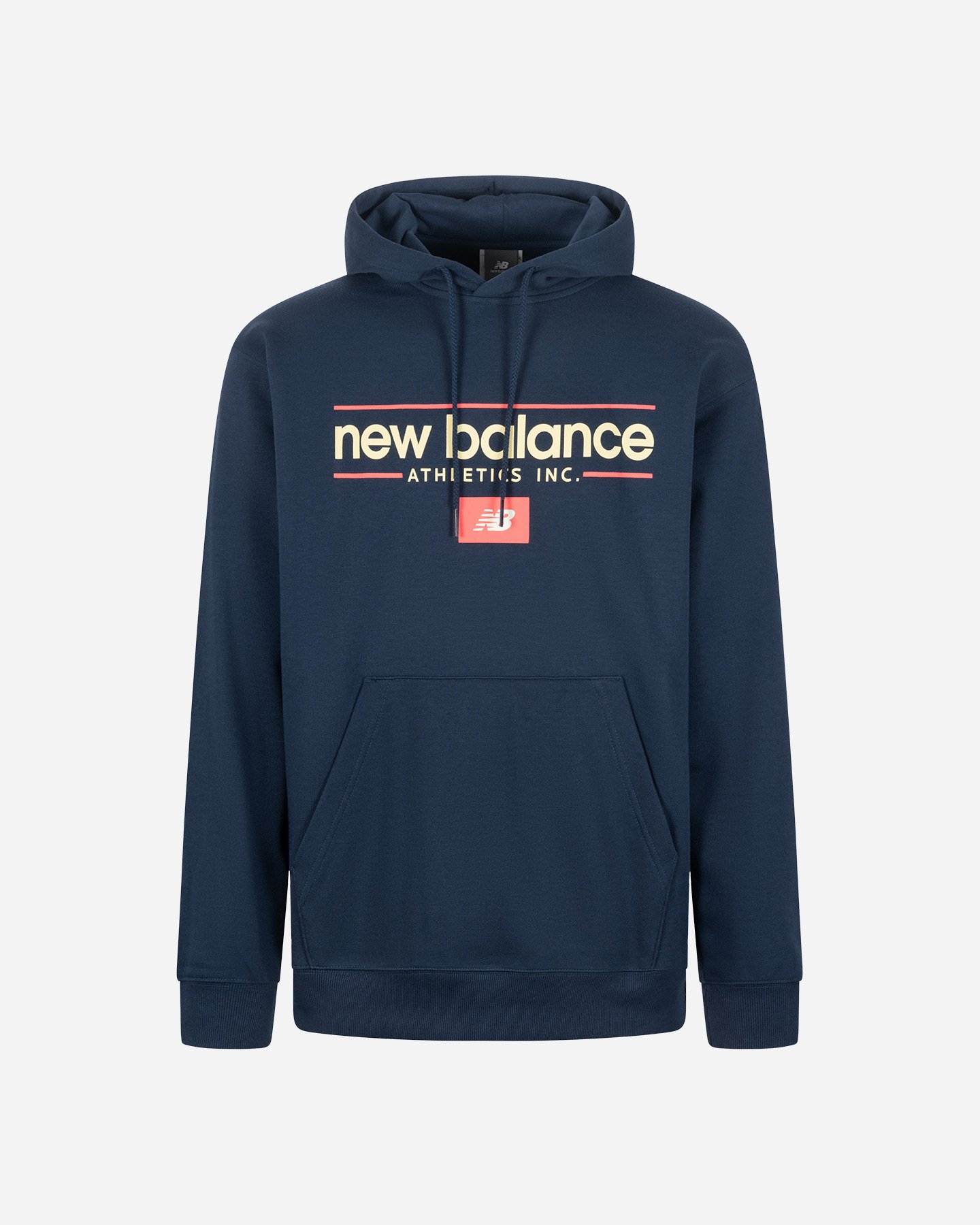 Felpa NEW BALANCE BIG LOGO M - Blu Navy - 0 | Cisalfa Sport