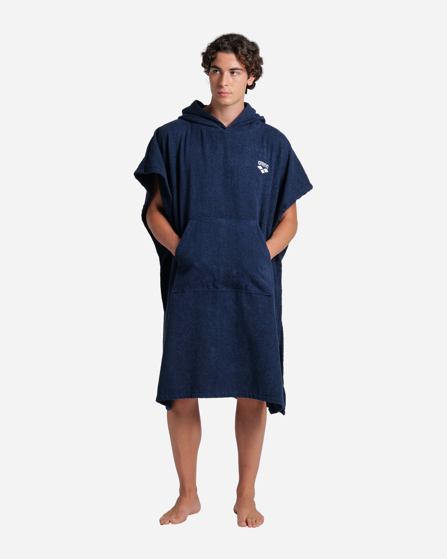 Accappatoio ARENA POOL  - Blu Navy - 2 | Cisalfa Sport