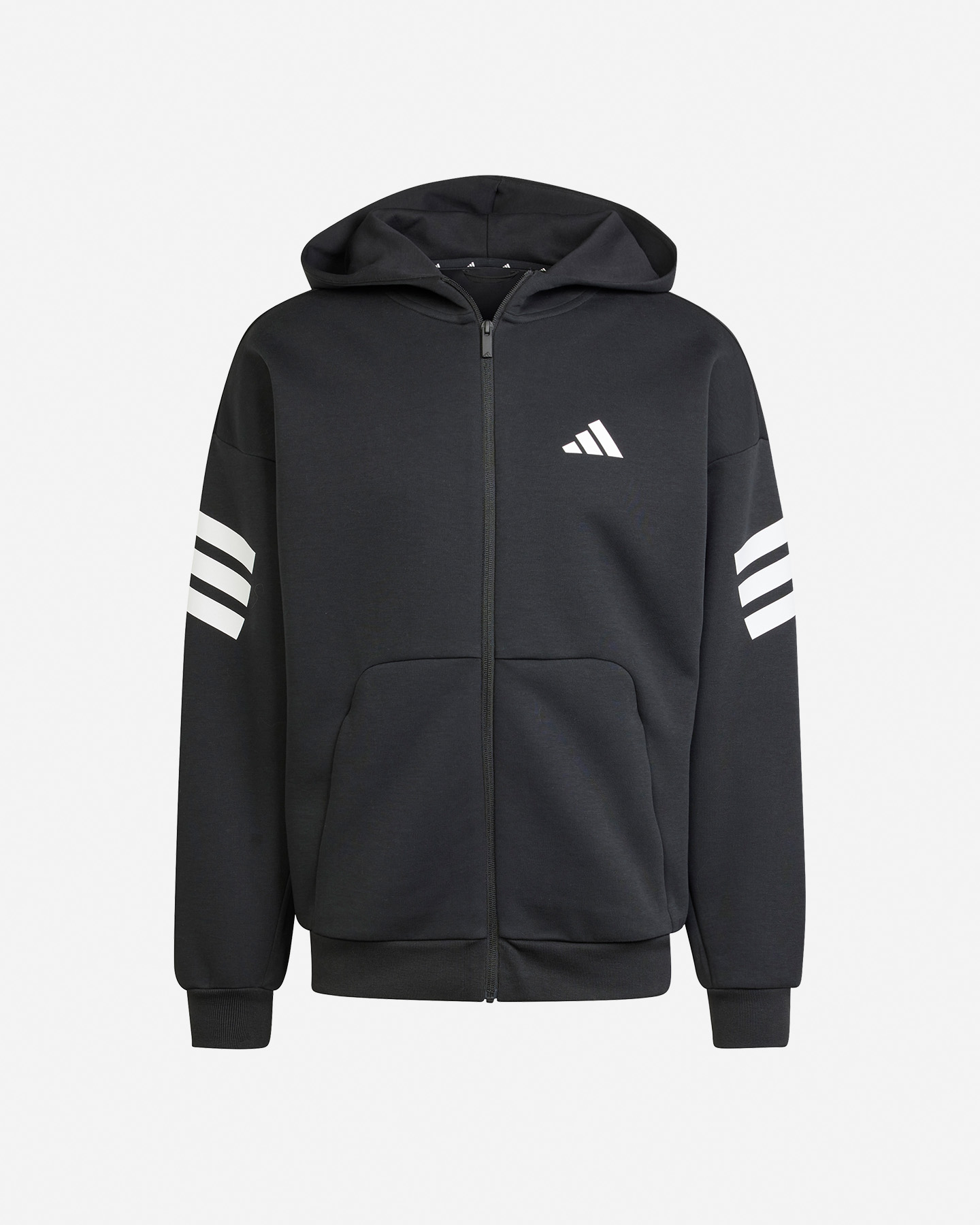 Felpa ADIDAS 3STRIPES M - Nero - 0 | Cisalfa Sport
