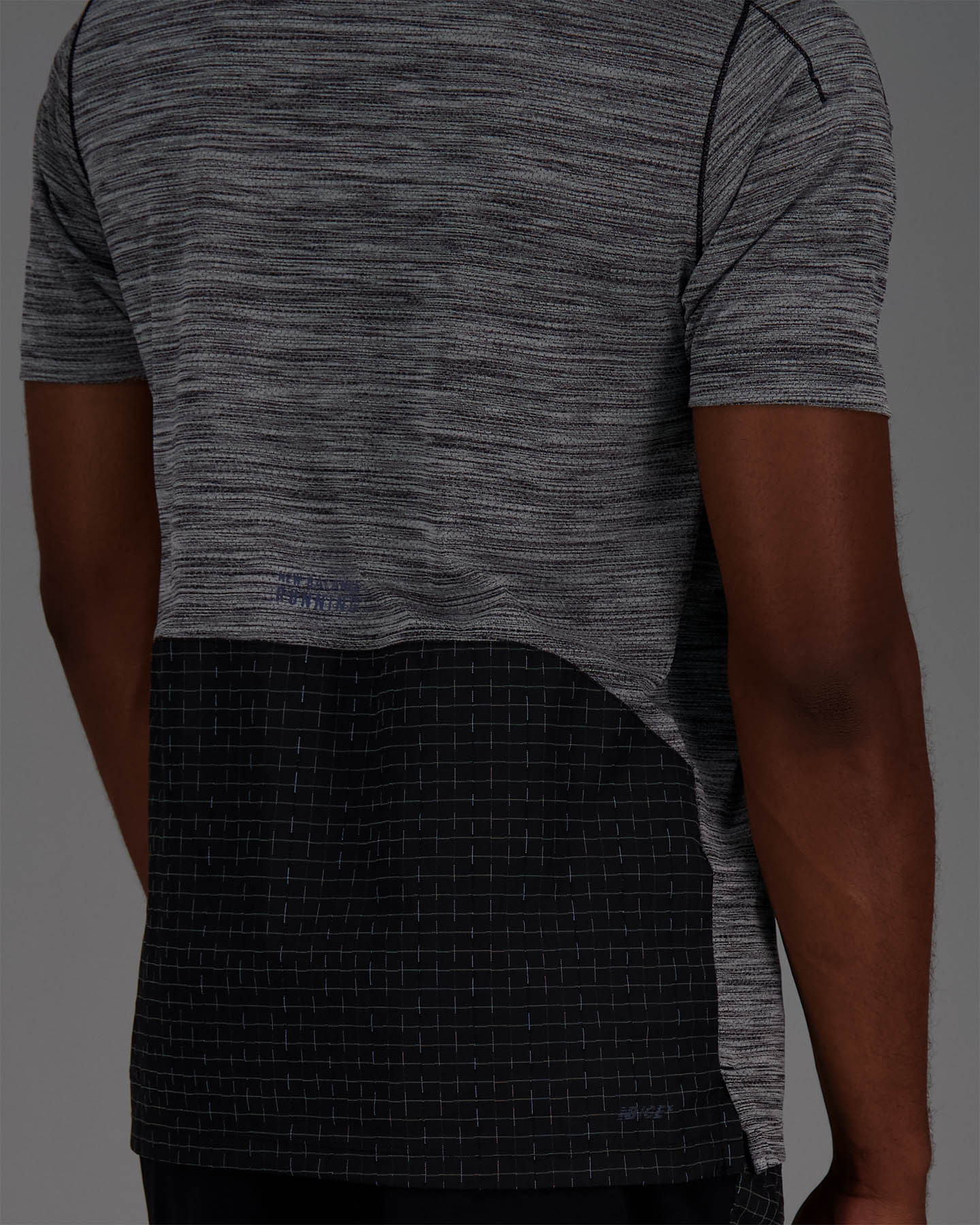 T-shirt running NEW BALANCE IMPACT RUN LUMINOUS M - Grigio - 4 | Cisalfa Sport