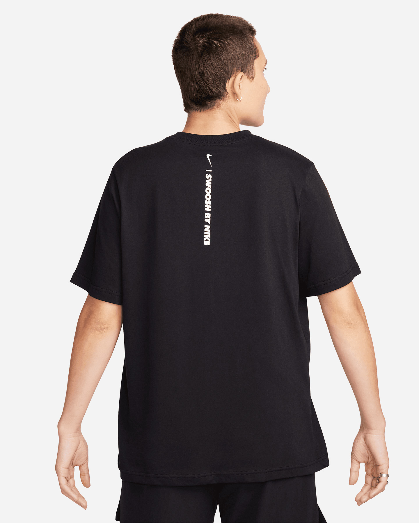 T-shirt NIKE SWOOSH W - Nero - 1 | Cisalfa Sport