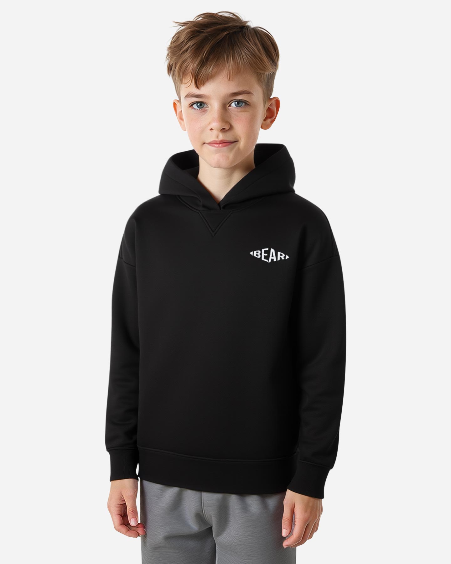 Felpa BEAR SHORE BREAK JR - Nero - 3 | Cisalfa Sport