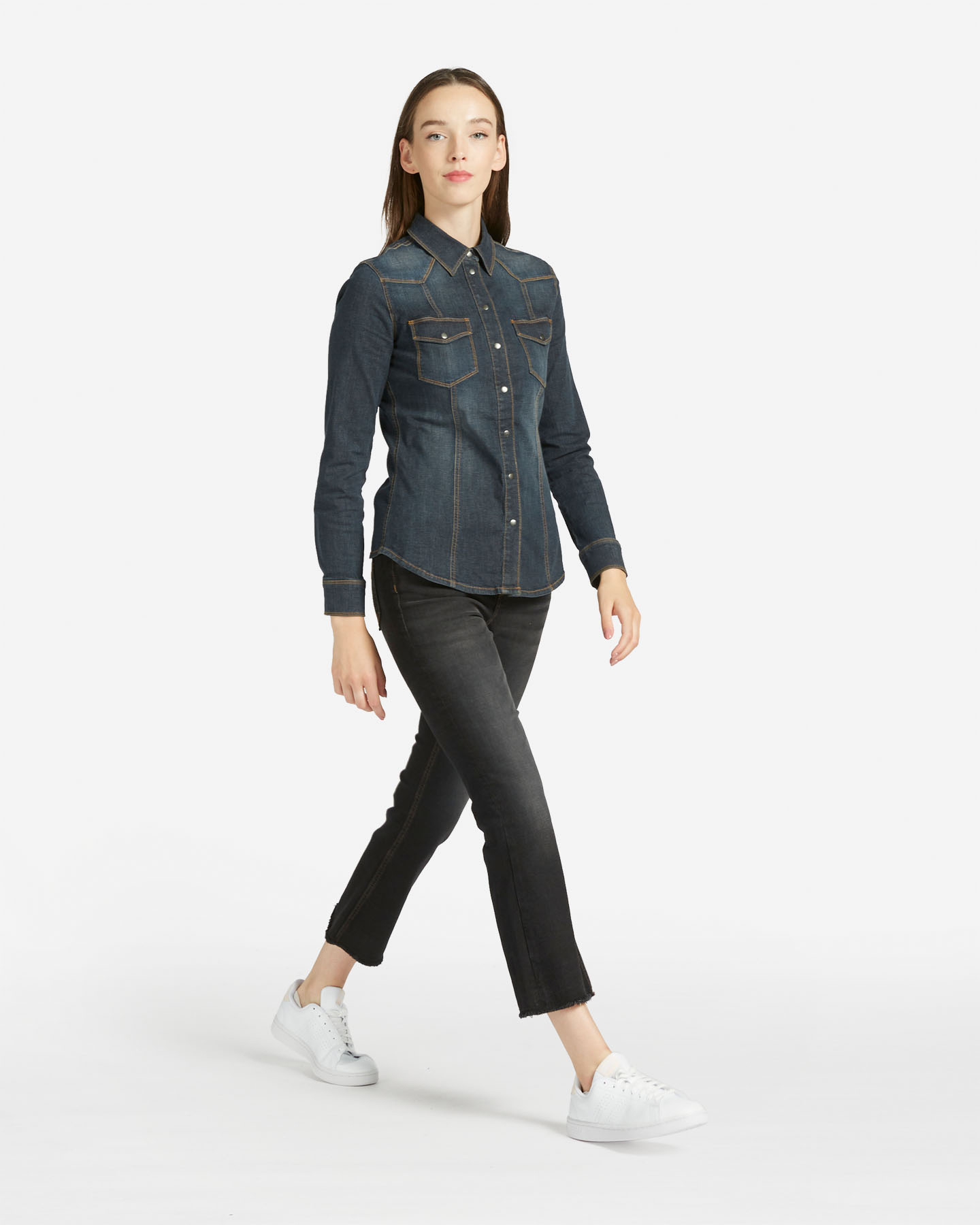 Camicia DACK'S ESSENTIAL W - Denim - 3 | Cisalfa Sport