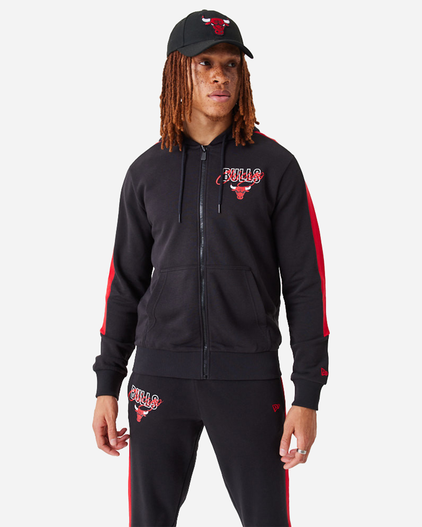 Felpa NEW ERA SCRIPT CHICAGO BULLS  - Nero - 0 | Cisalfa Sport