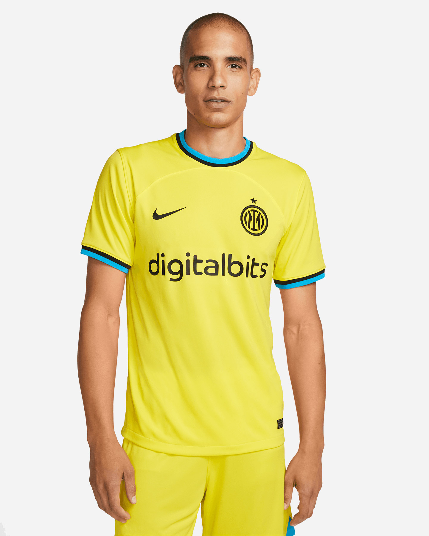 Maglia calcio ufficiale NIKE DRI FIT INTER THIRD 22-23 M - Giallo - 0 | Cisalfa Sport