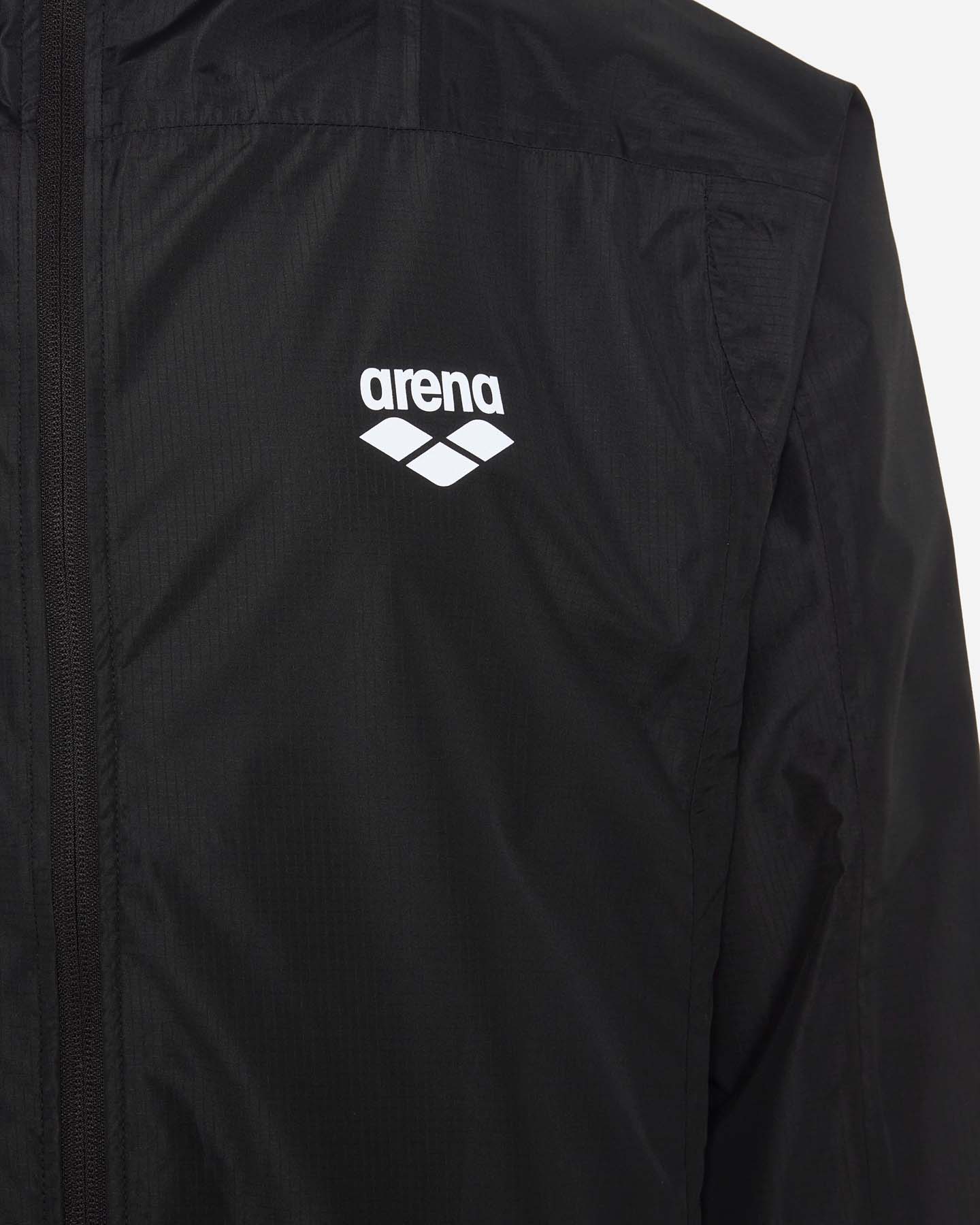 Giacca running ARENA TRAIL M - Nero - 2 | Cisalfa Sport