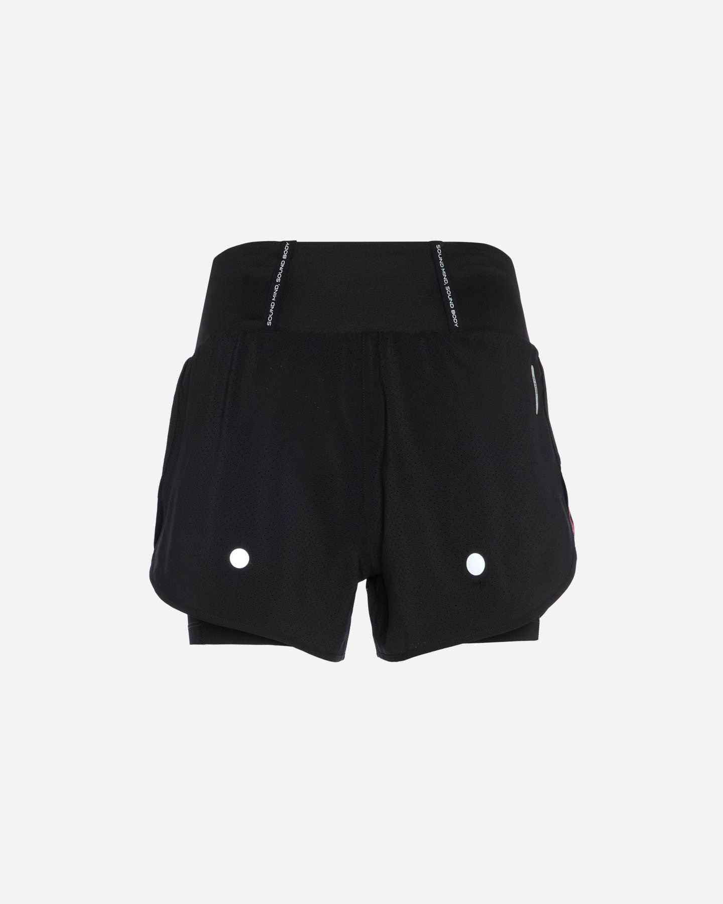 Short running ASICS ROAD GRAPHIC 2IN1 3.5IN W - Nero - 1 | Cisalfa Sport