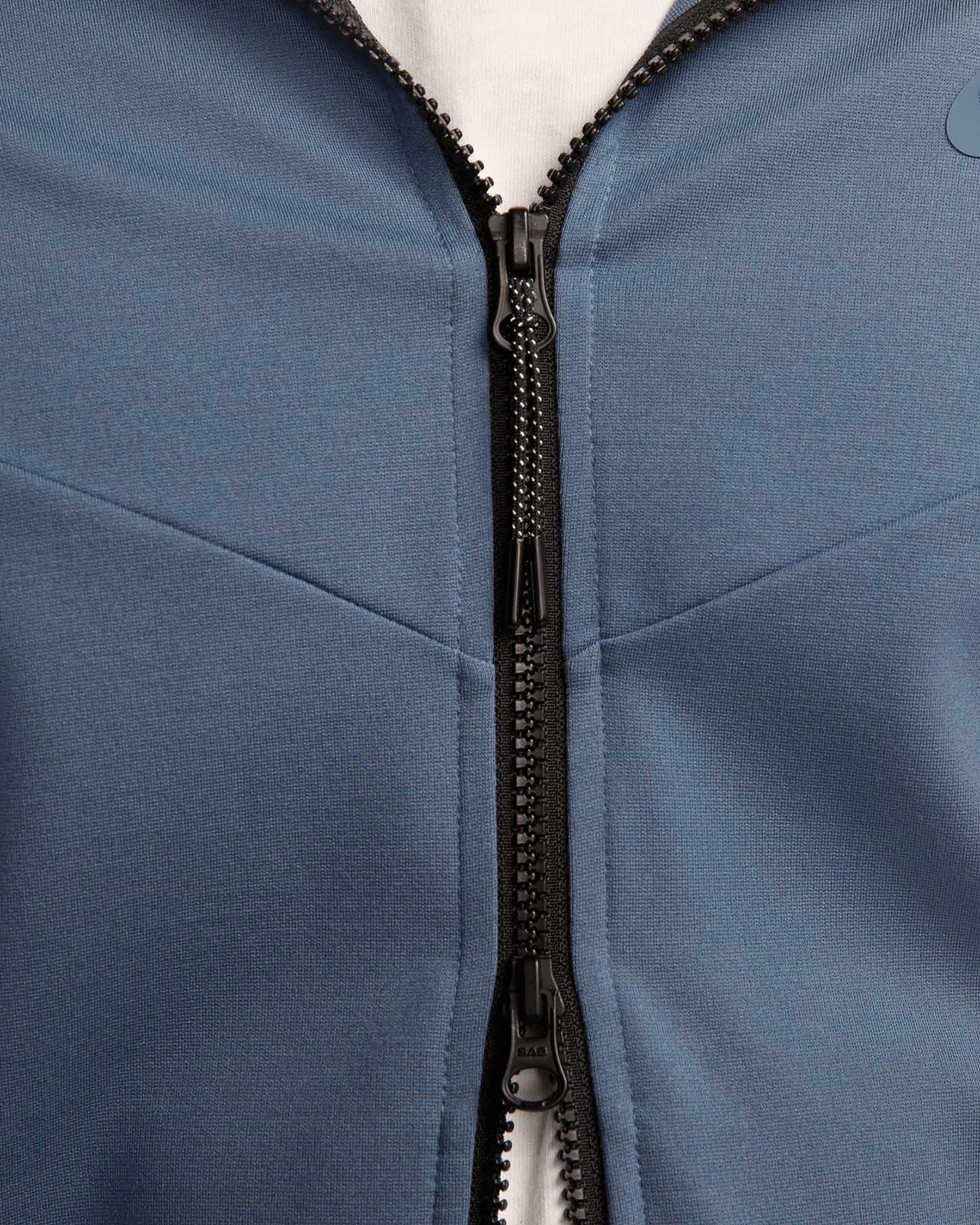 Felpa NIKE TECH FLEECE LIGHT M - Blu - 2 | Cisalfa Sport