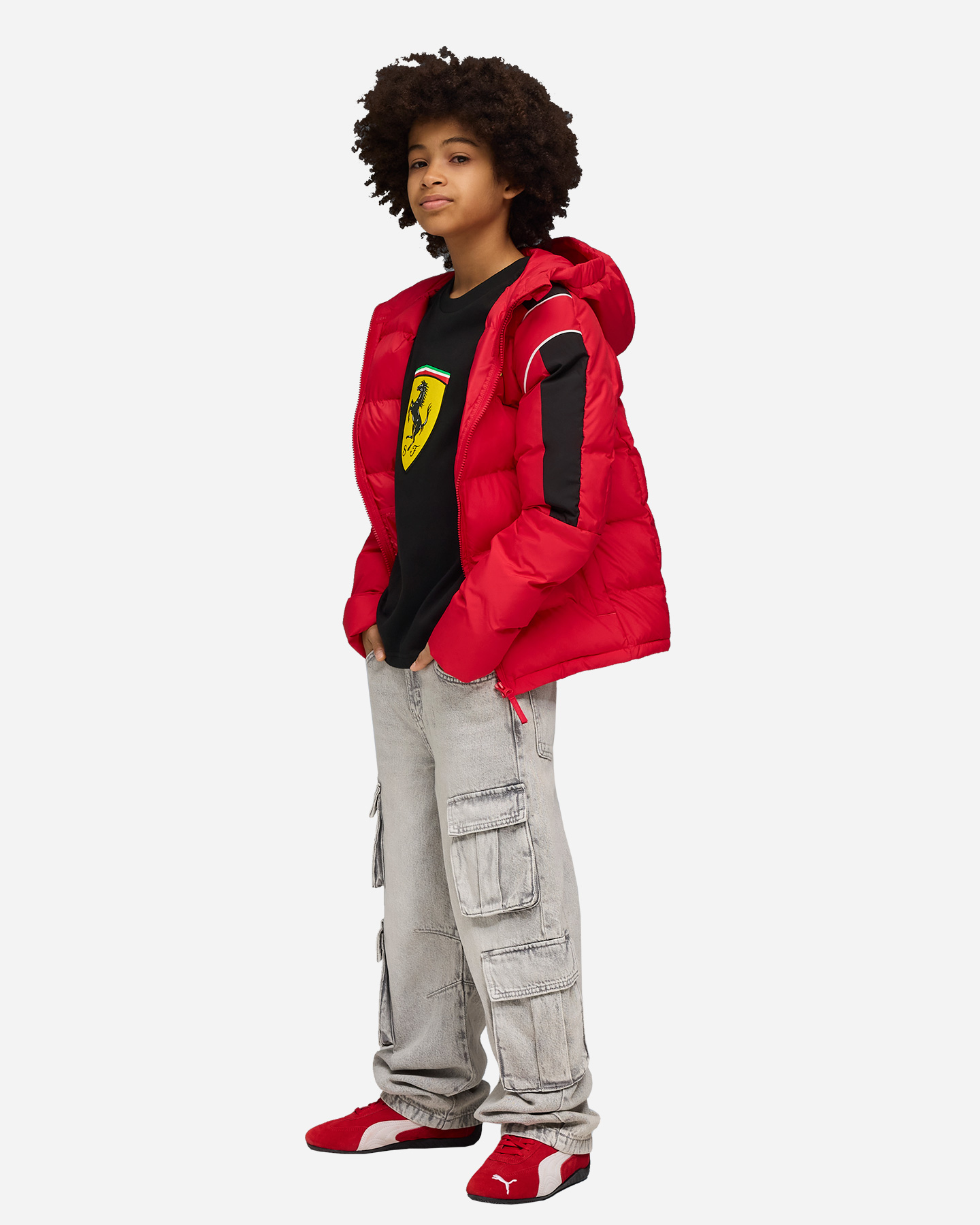 Fanwear PUMA FERRARI SPORTSW COLORED SHIELD JR - Nero - 4 | Cisalfa Sport