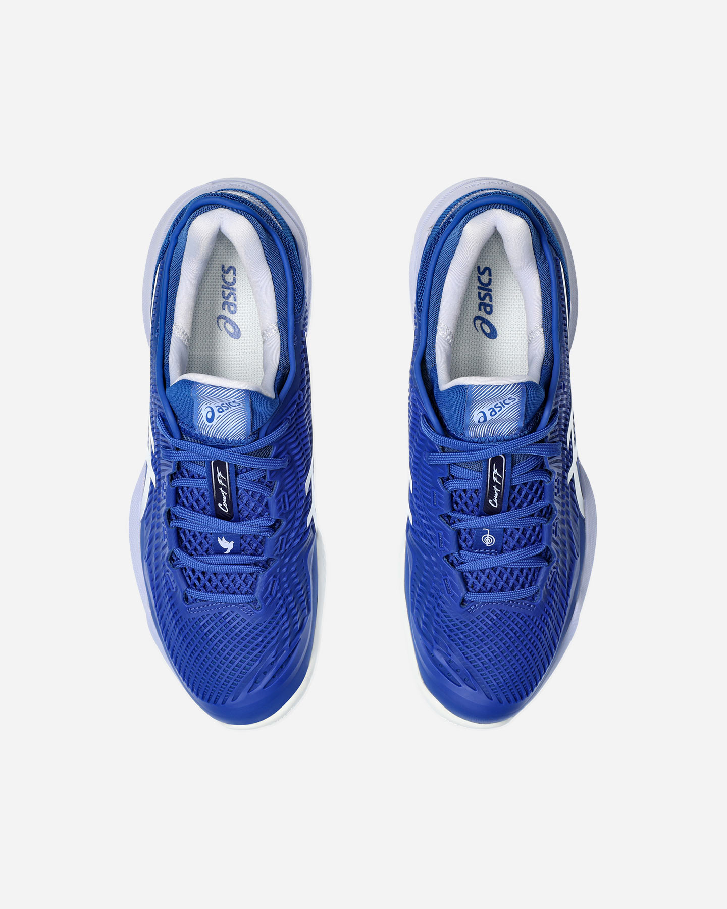 Scarpe tennis ASICS COURT FF 3 NOVAK CLAY M - Blu - 3 | Cisalfa Sport