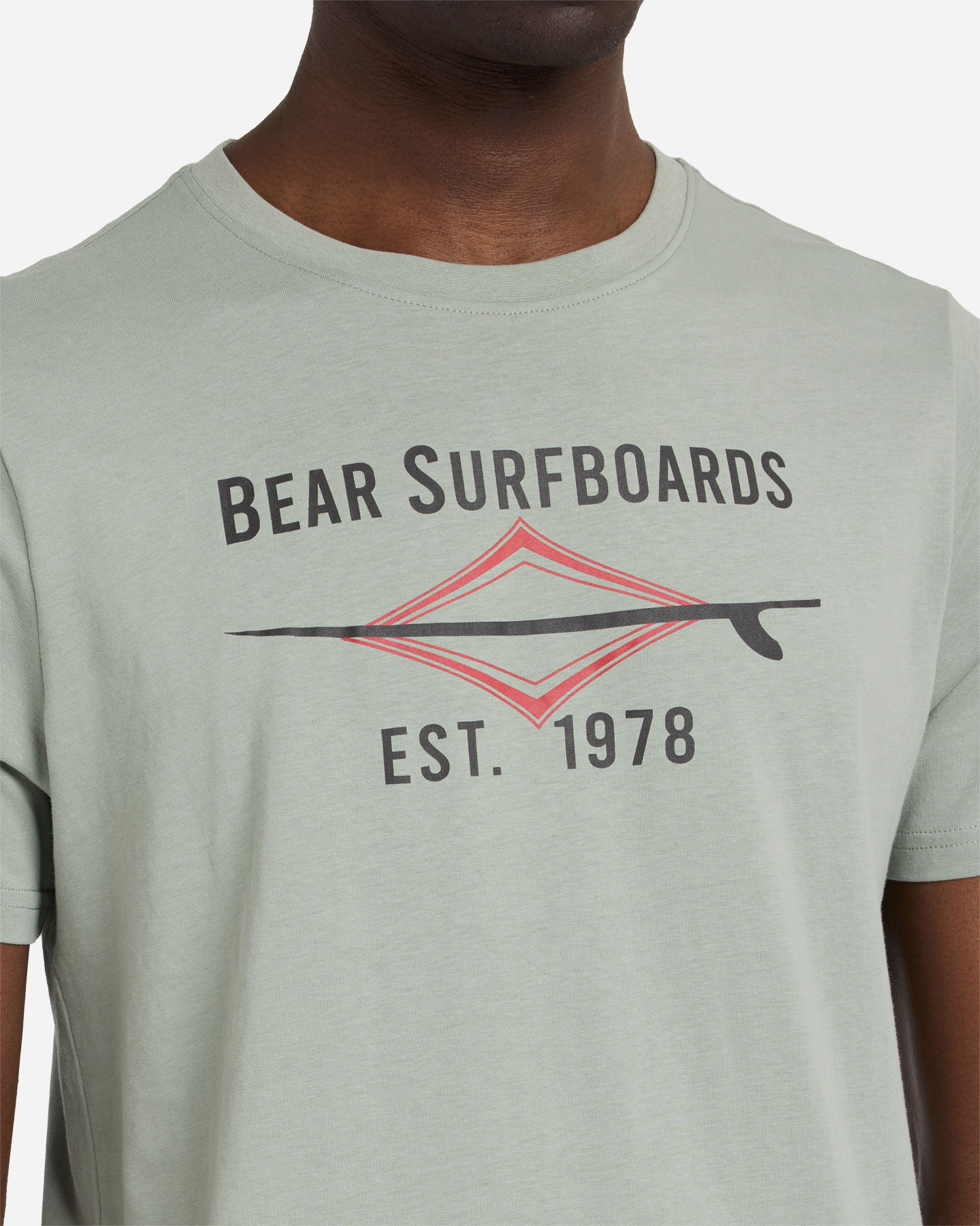 T-shirt BEAR WAVES AFTER WAVES M - Verde - 5 | Cisalfa Sport