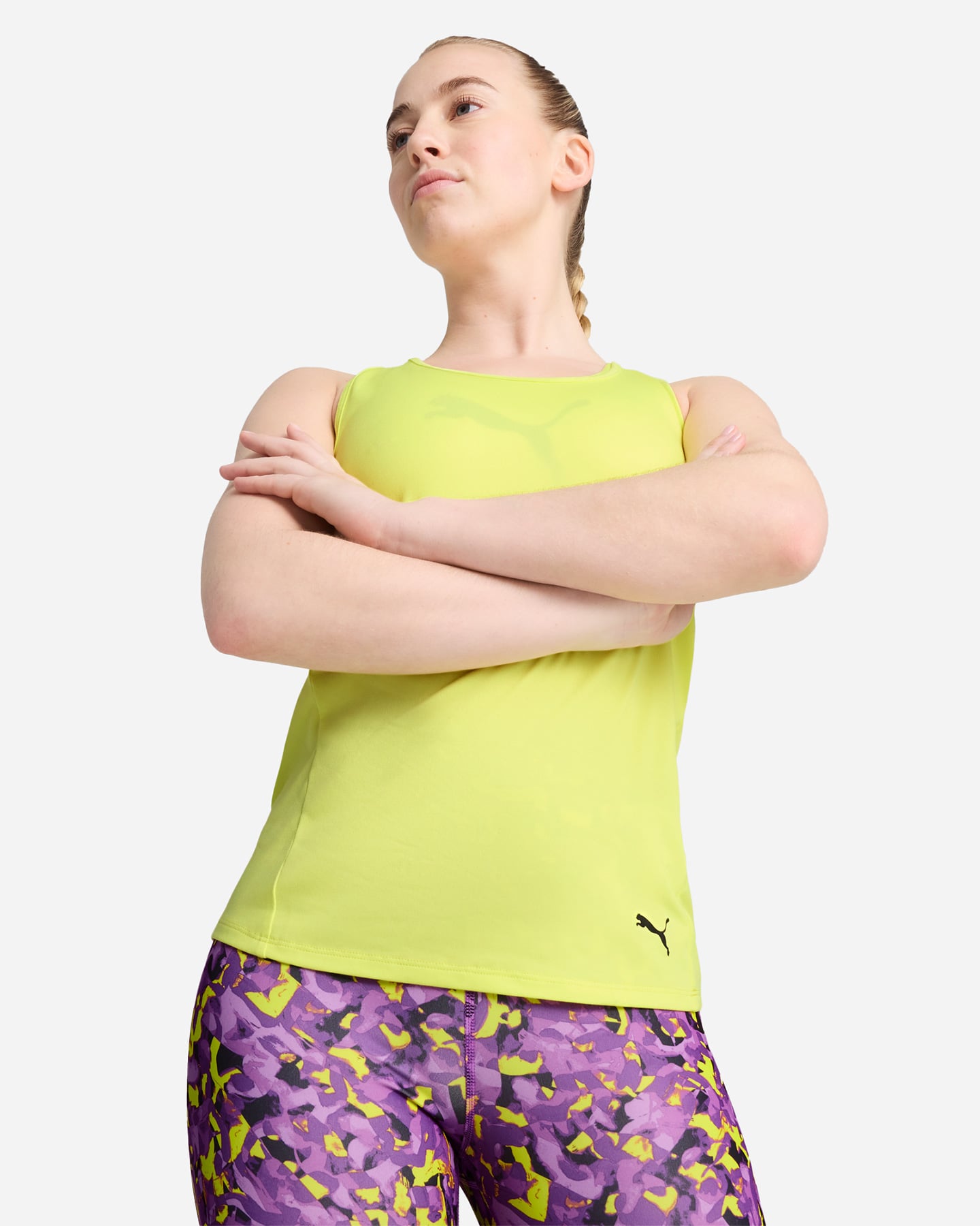 Canotta training PUMA BASIC W - Giallo - 2 | Cisalfa Sport
