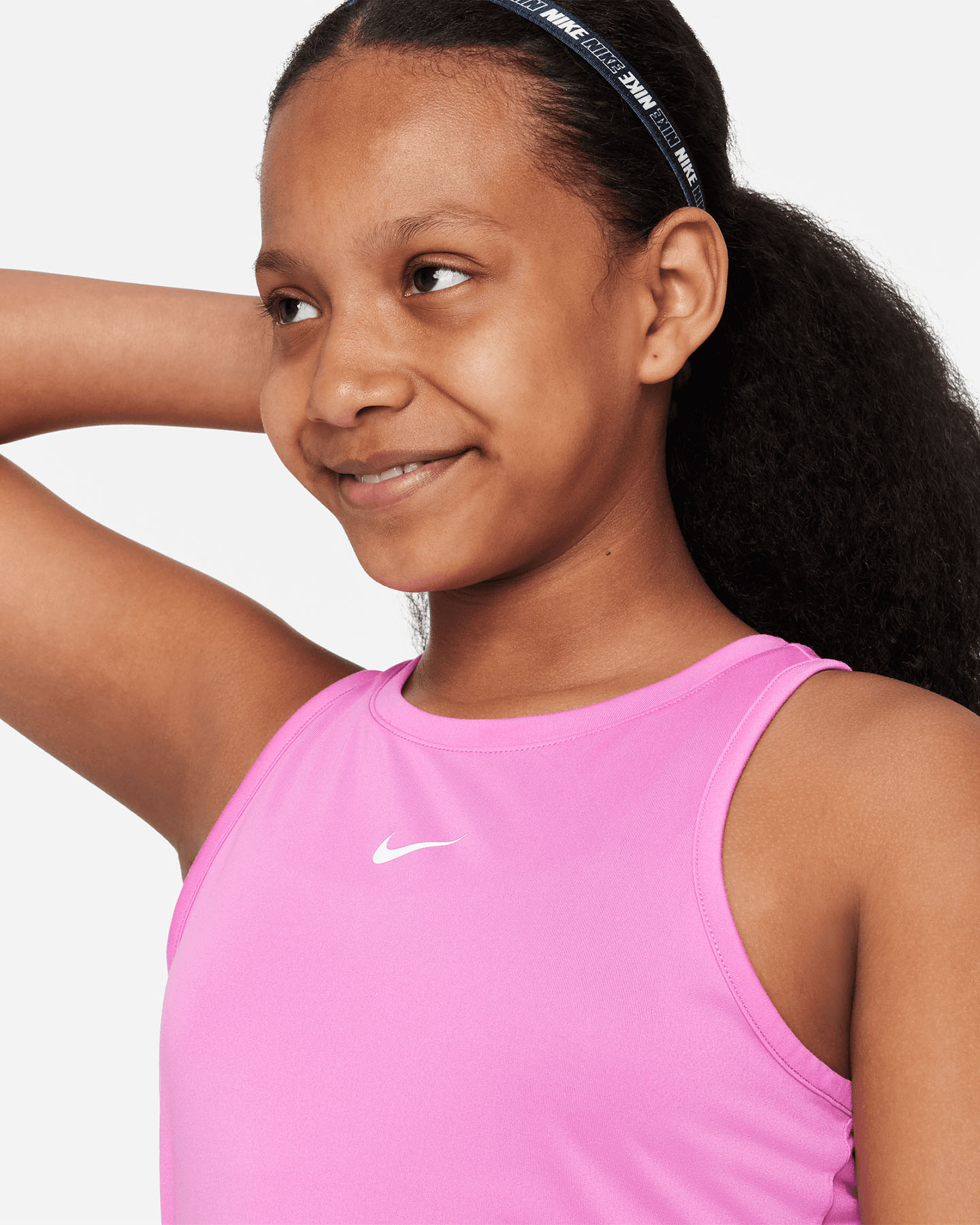 Canotta NIKE DRI FIT JR - Rosa - 4 | Cisalfa Sport