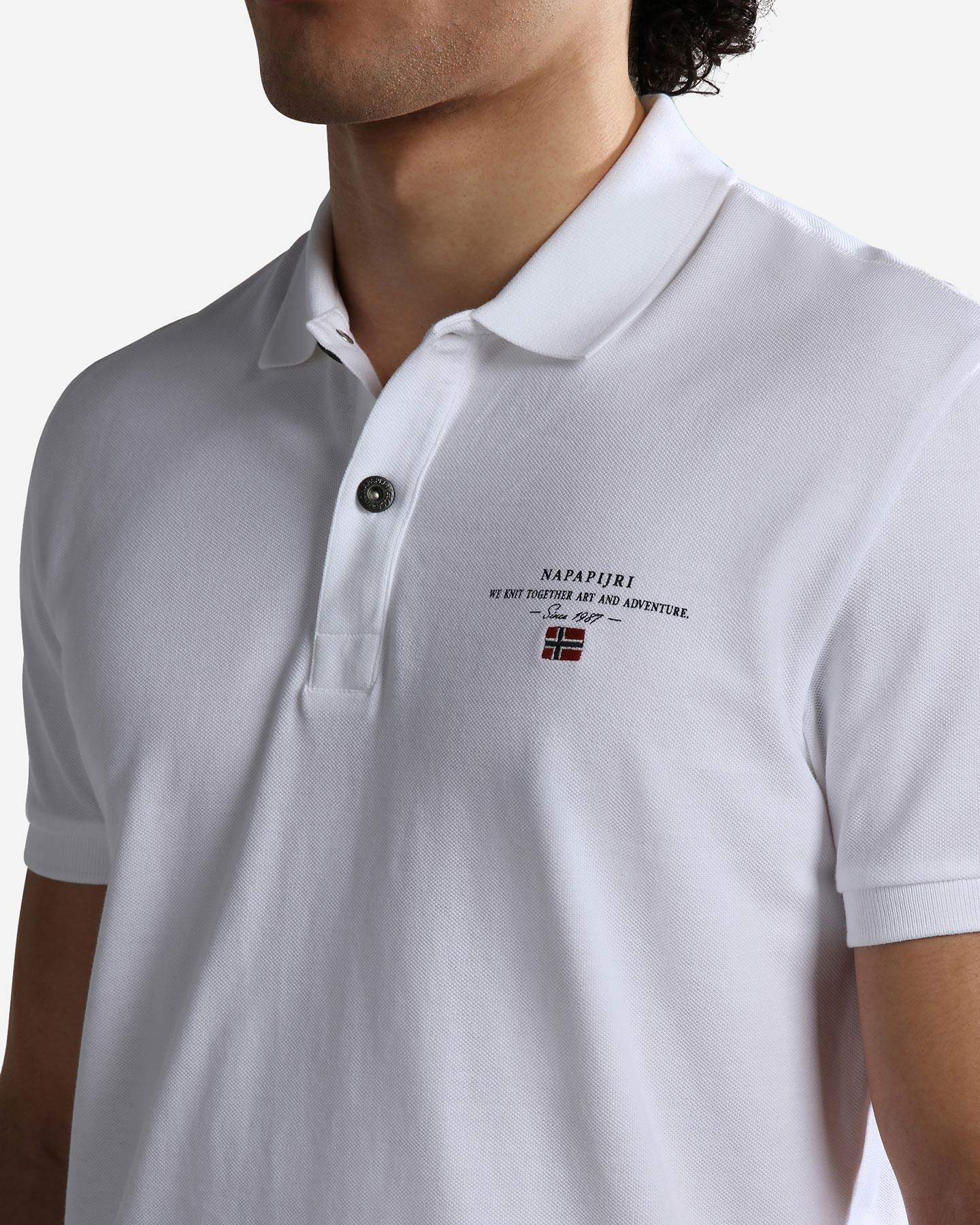 Polo NAPAPIJRI ELBAS 4 M - Bianco - 4 | Cisalfa Sport