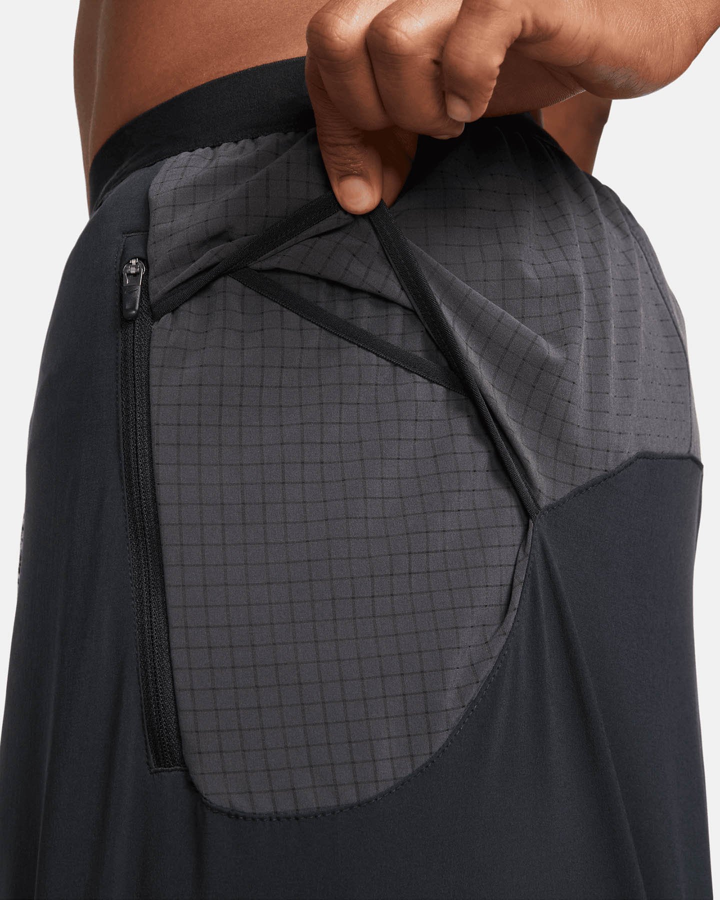 Short running NIKE SECOND SUNRISE M - Nero - 5 | Cisalfa Sport