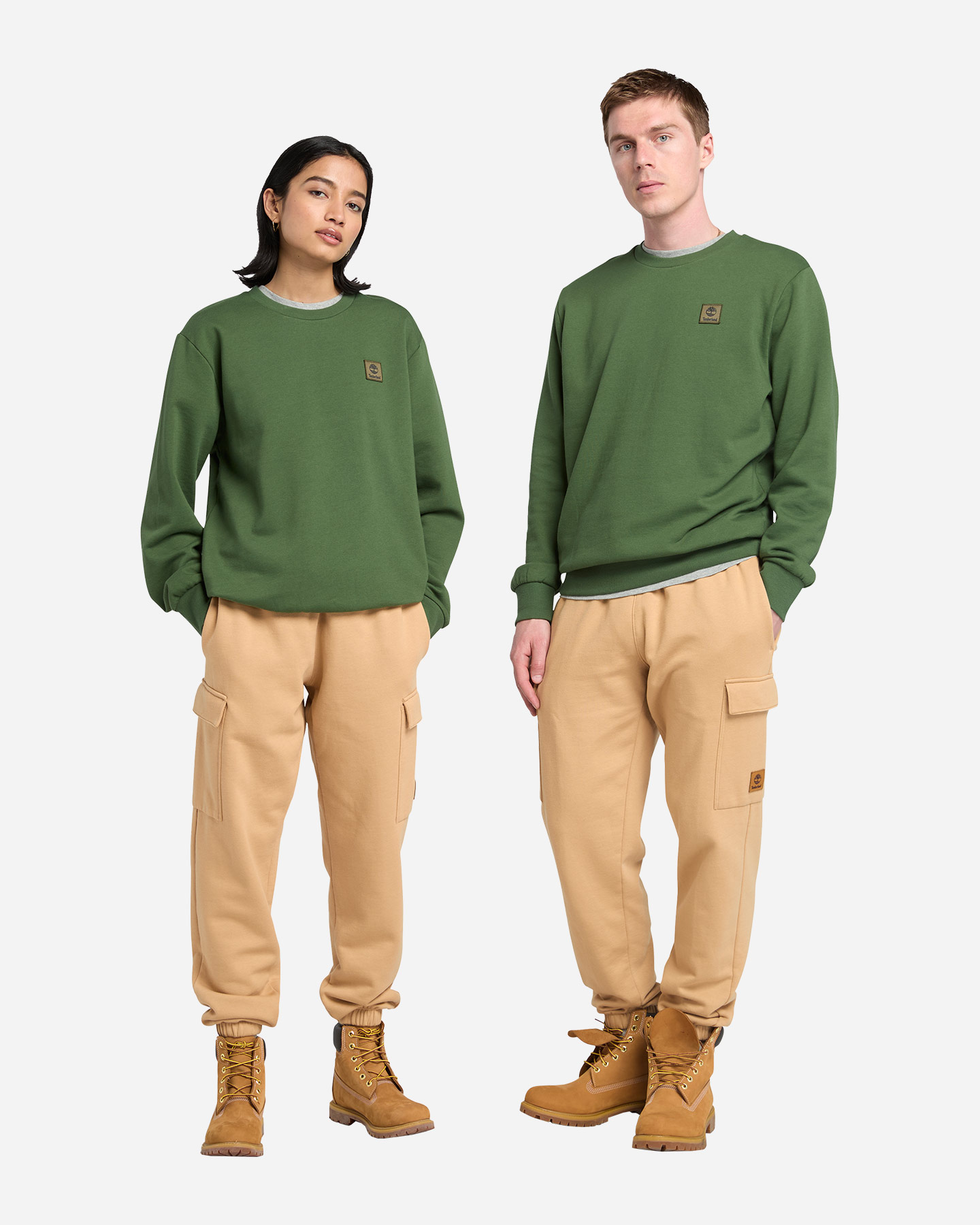 Felpa TIMBERLAND SMALL PATCH M - Verde - 3 | Cisalfa Sport