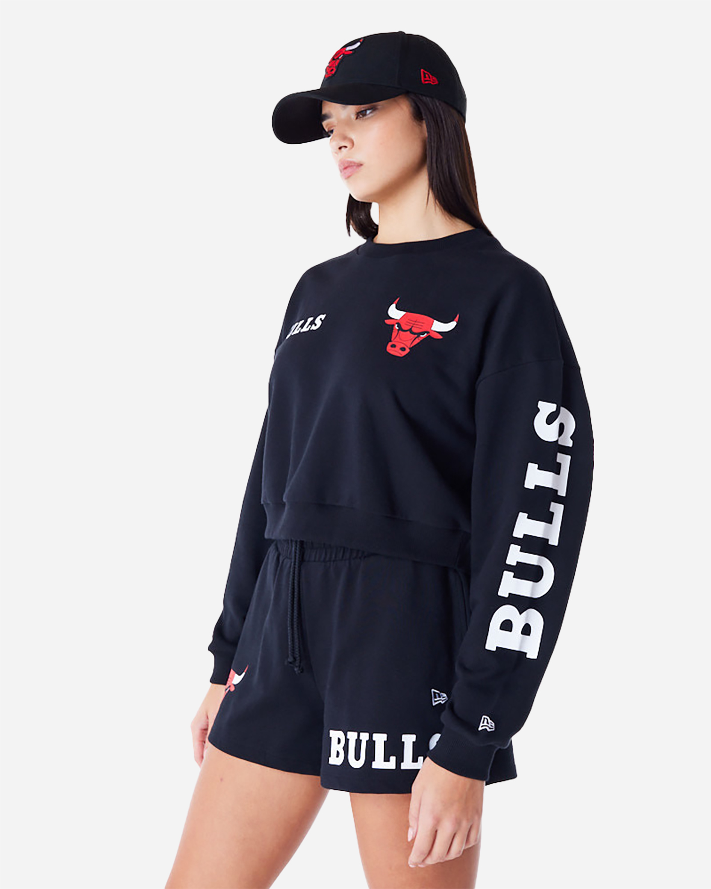 Felpa NEW ERA 9FORTY BULLS W - Nero - 3 | Cisalfa Sport