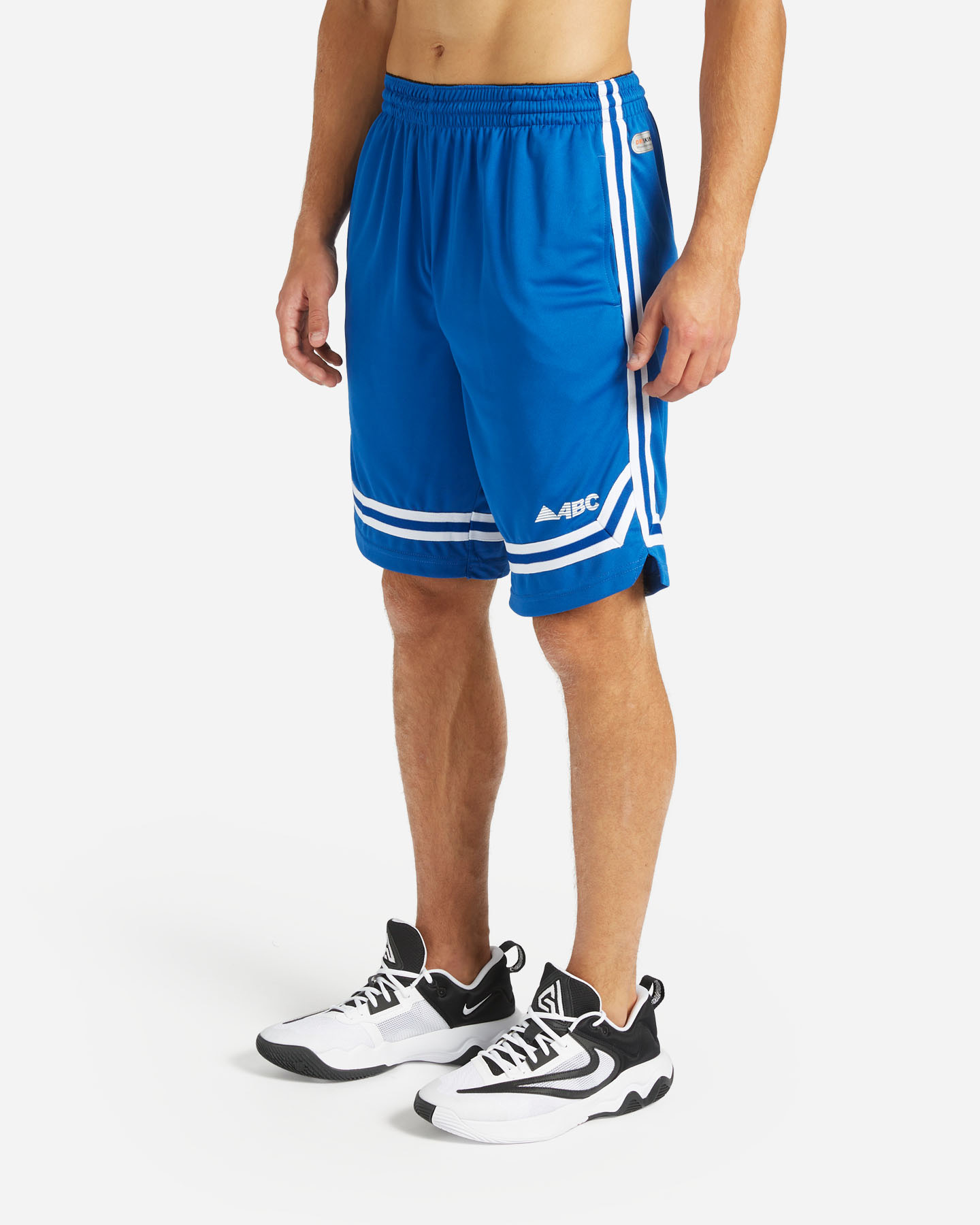 Pantaloncini basket ABC TEAMWEAR M - Blu - 2 | Cisalfa Sport