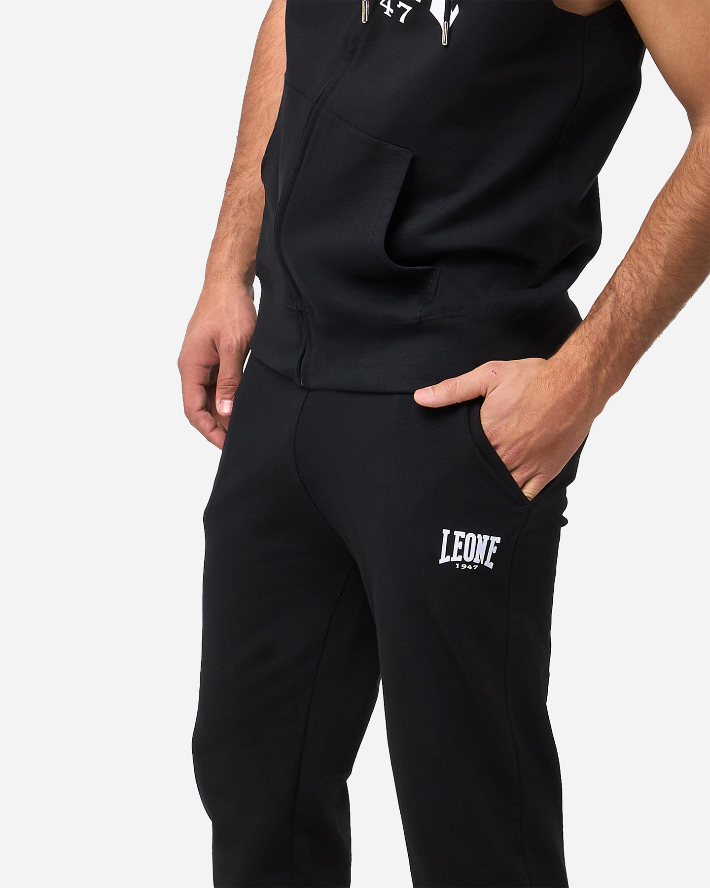 Pantalone LEONE BASIC M - Nero - 2 | Cisalfa Sport