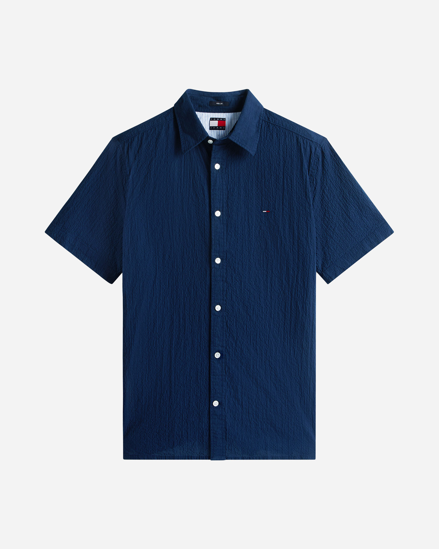 Camicia TOMMY HILFIGER SEERSUCKER M - Blu Navy - 0 | Cisalfa Sport