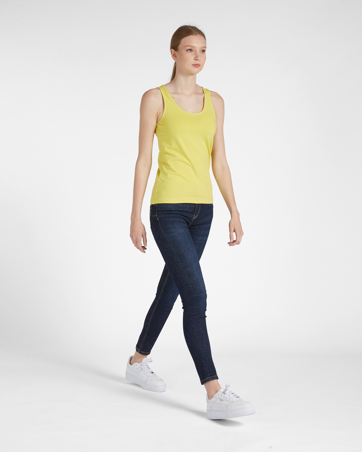 Canotta DACK'S BASIC COLLECTION W - Giallo - 3 | Cisalfa Sport