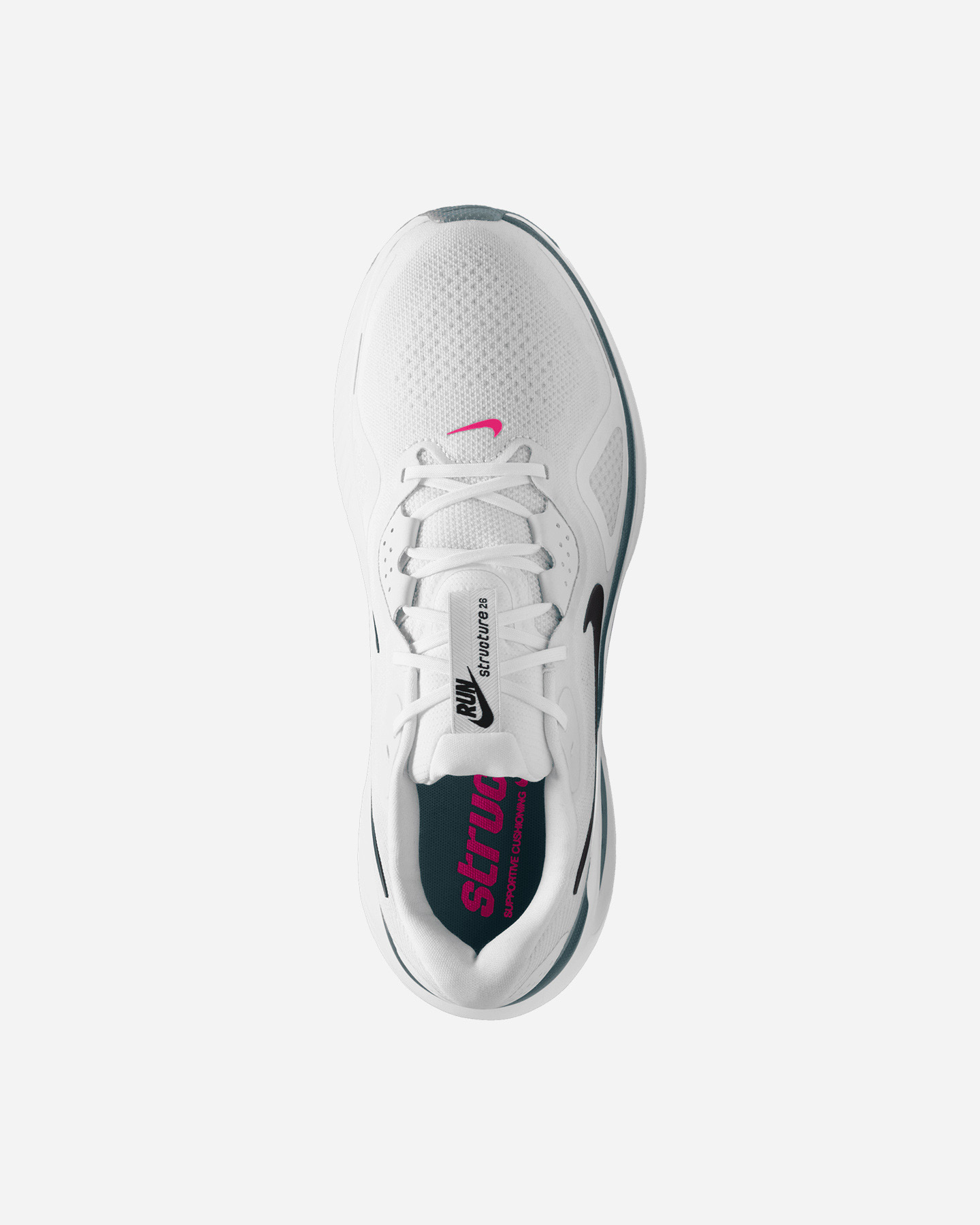 Scarpe running NIKE STRUCTURE 26 M - Bianco - 2 | Cisalfa Sport