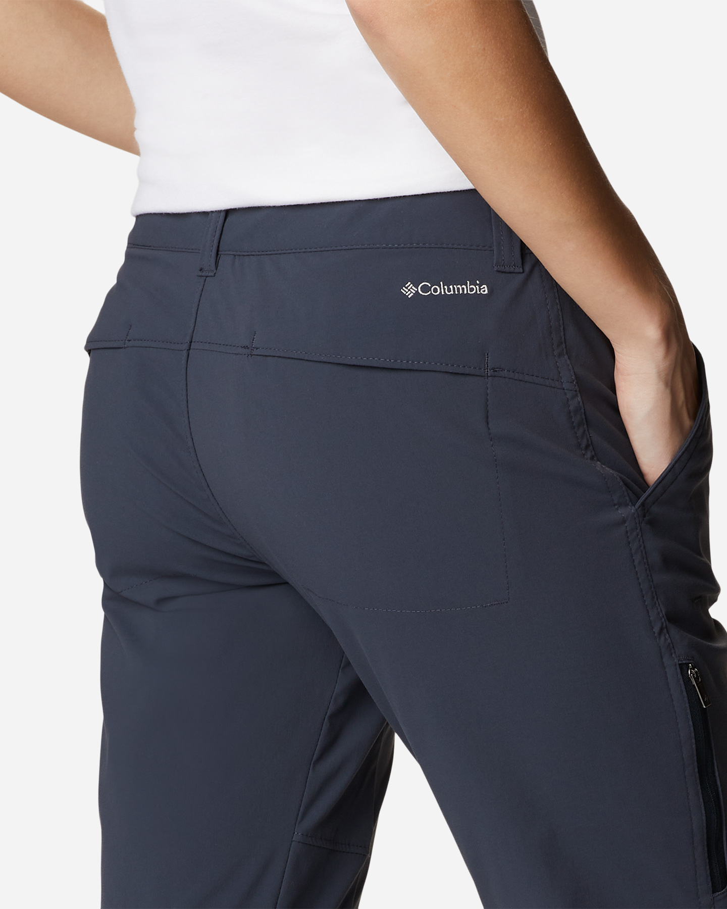 Pantalone outdoor COLUMBIA SATURDAY TRAIL W - Blu - 5 | Cisalfa Sport