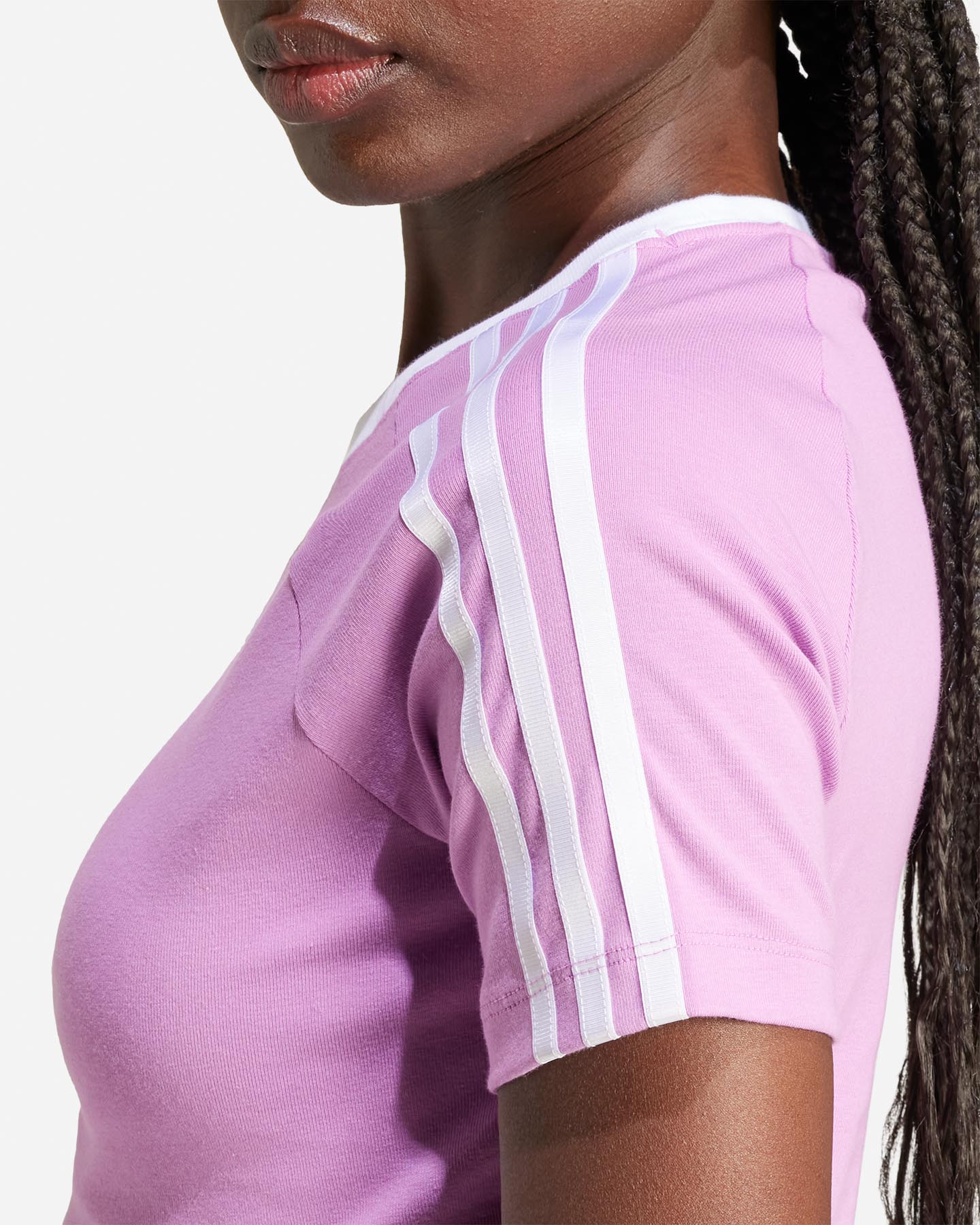 T-shirt ADIDAS ORIGINAL 3STRIPES W - Lilla - 5 | Cisalfa Sport