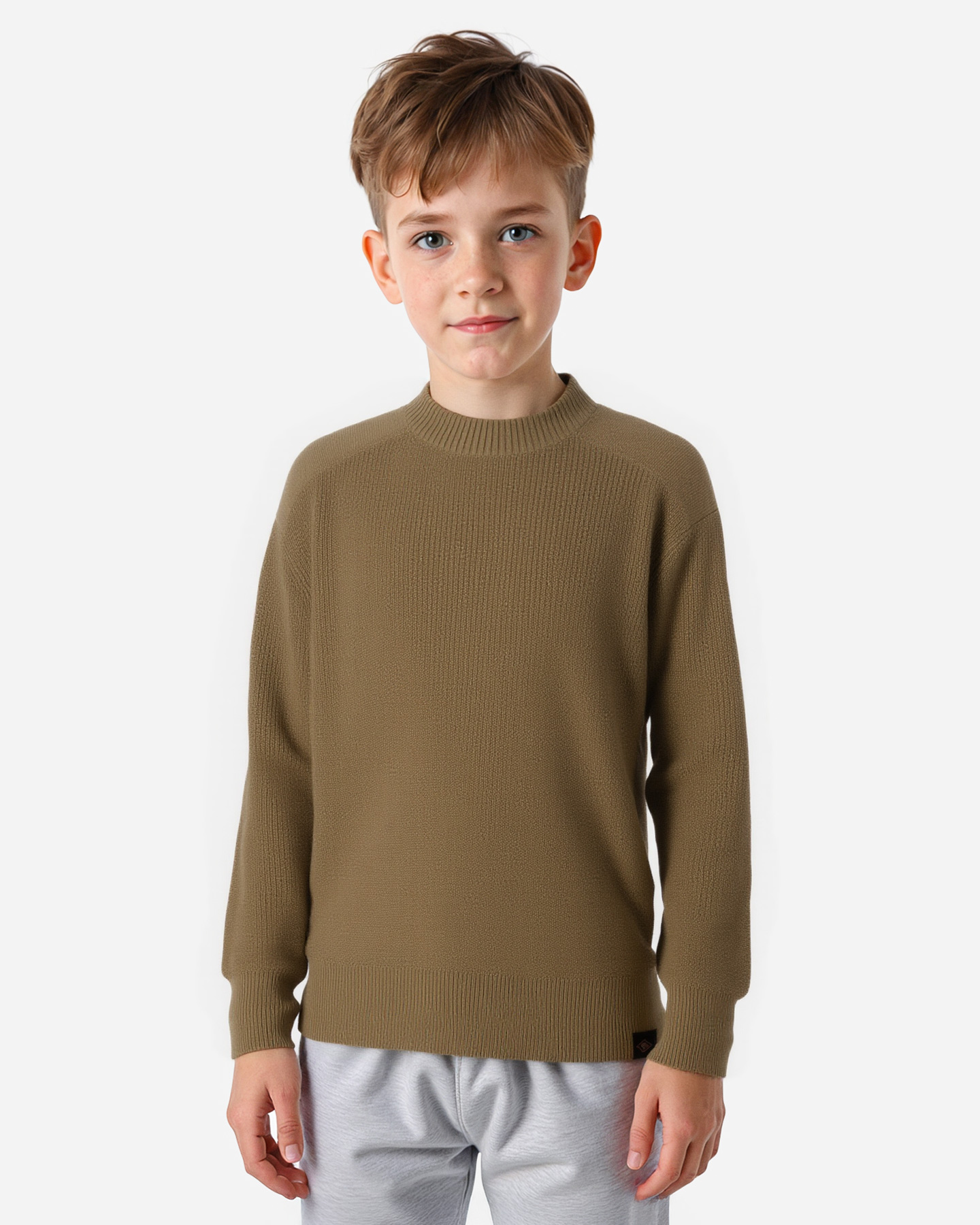 Maglione BEAR ICONIC SMALL LOGO JR - Verde - 3 | Cisalfa Sport