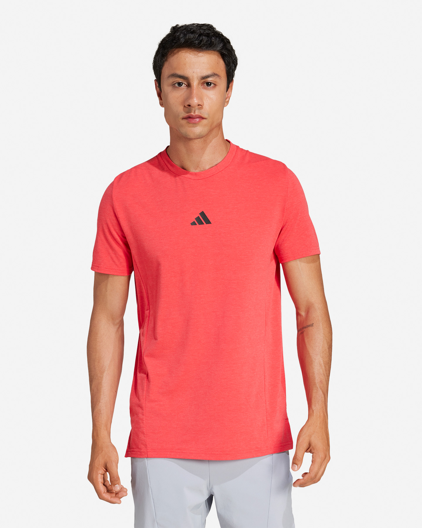 T-shirt training ADIDAS SMALL LOGO M - Rosso - 1 | Cisalfa Sport