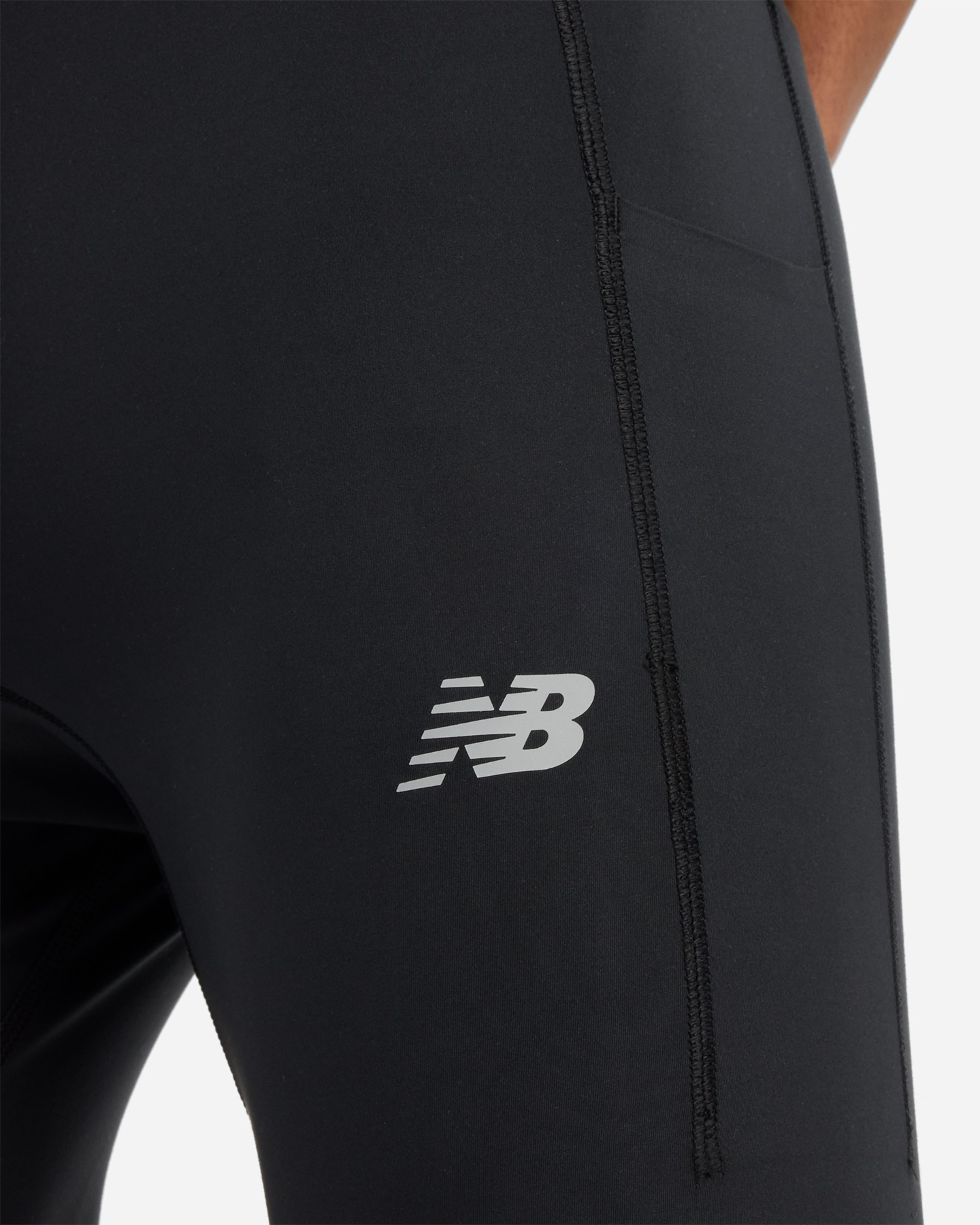 Fuseaux running NEW BALANCE SLEEK M - Nero - 4 | Cisalfa Sport