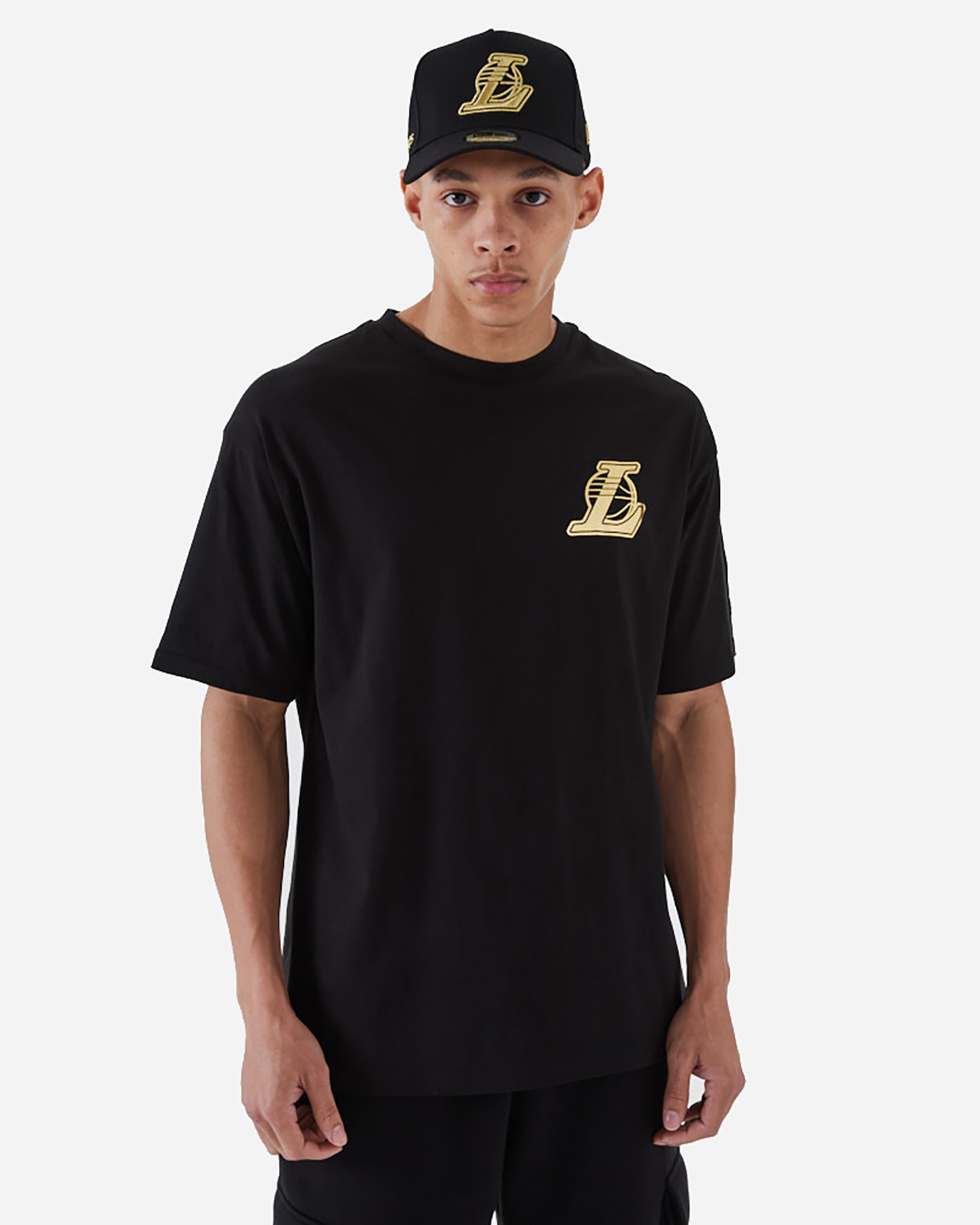 T-shirt NEW ERA METALLIC LOS ANGELES LAKERS M - 0 | Cisalfa Sport