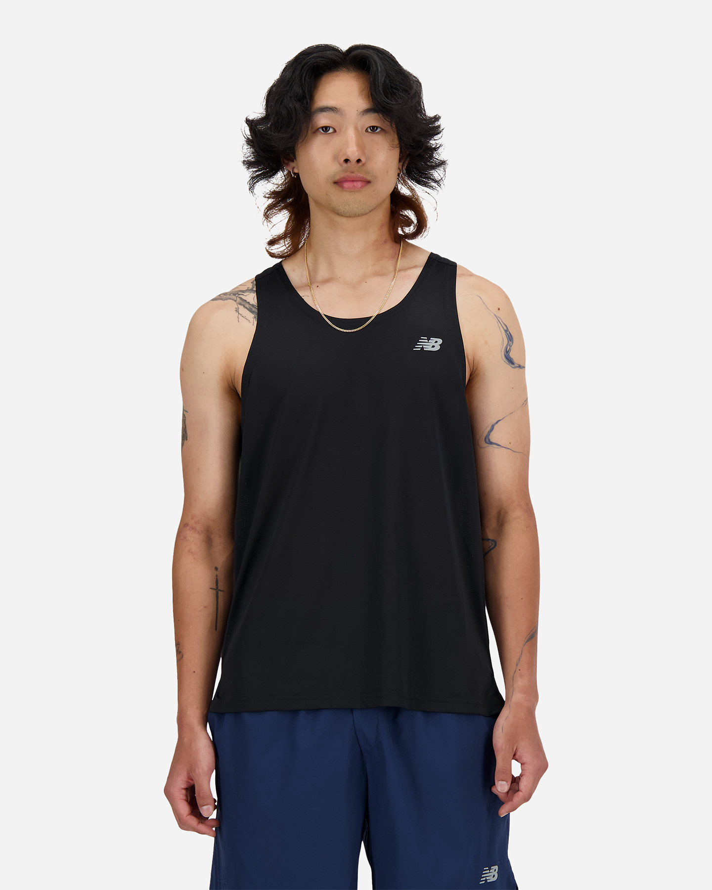 Canotta running NEW BALANCE SPORT ESSENTIAL M - Nero - 0 | Cisalfa Sport