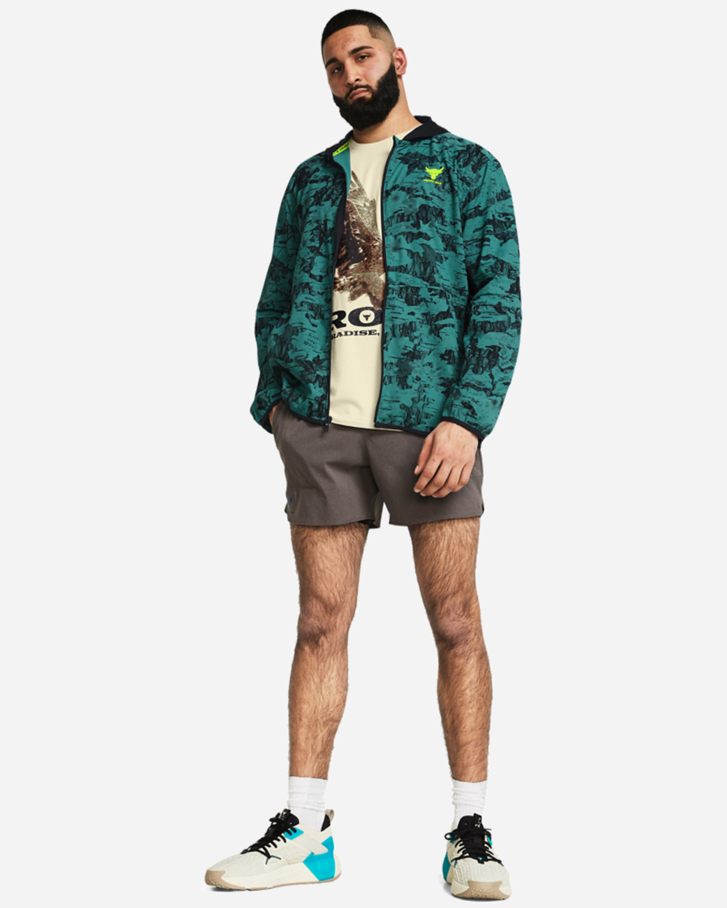 Felpa UNDER ARMOUR THE ROCK CAMO M - Verde - 5 | Cisalfa Sport