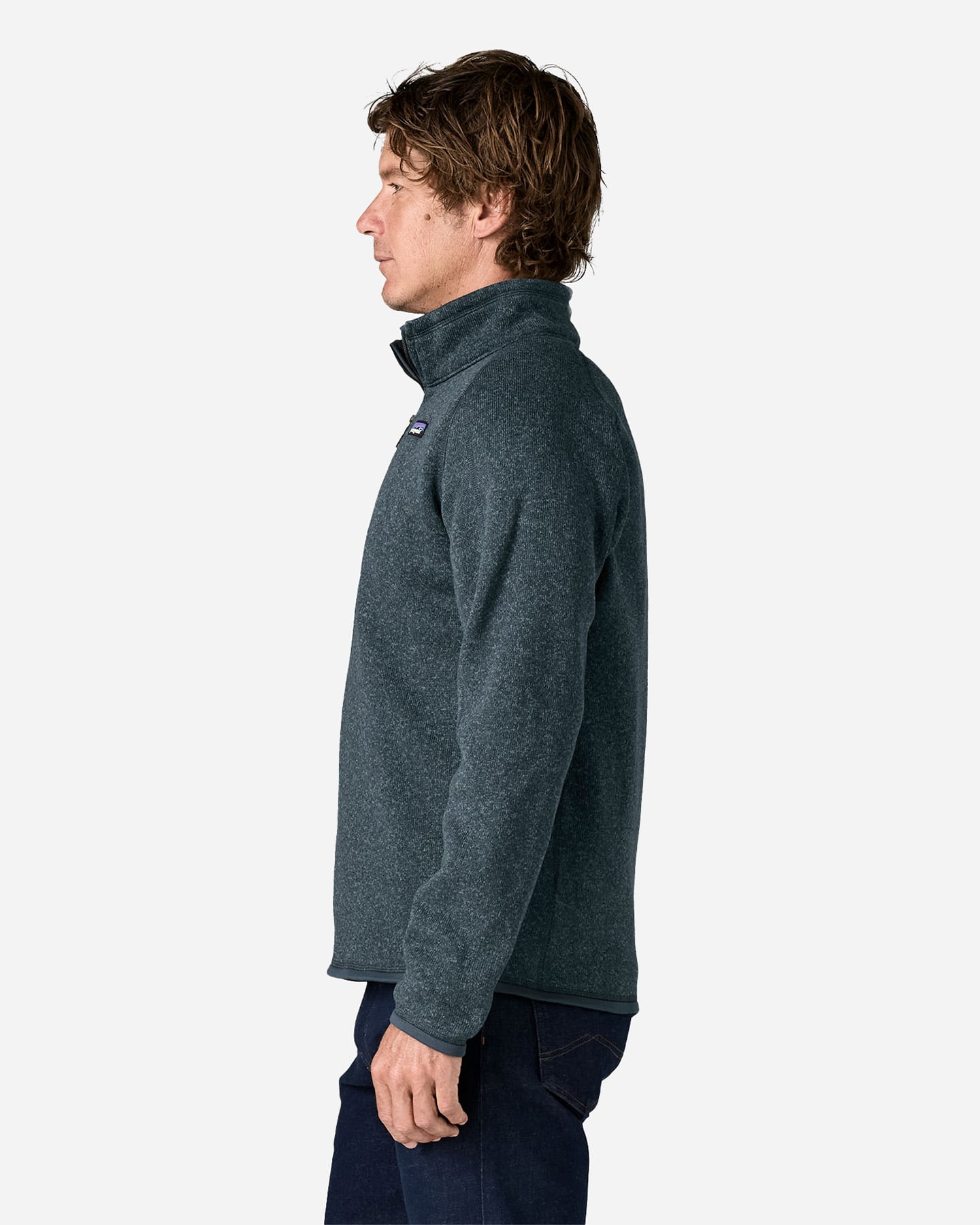Pile PATAGONIA BETTER SWEATER 1/4 M - Blu - 2 | Cisalfa Sport