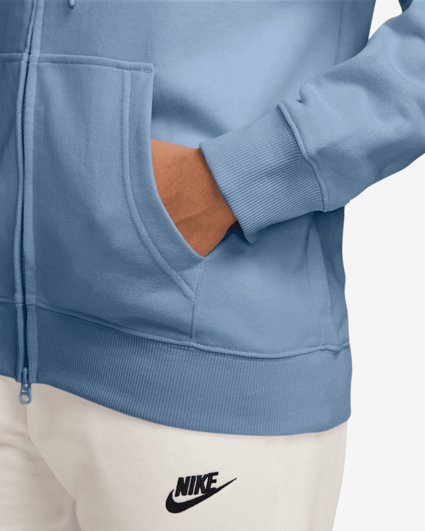 Felpa NIKE STUDIO SMALL LOGO W - Azzurro - 2 | Cisalfa Sport