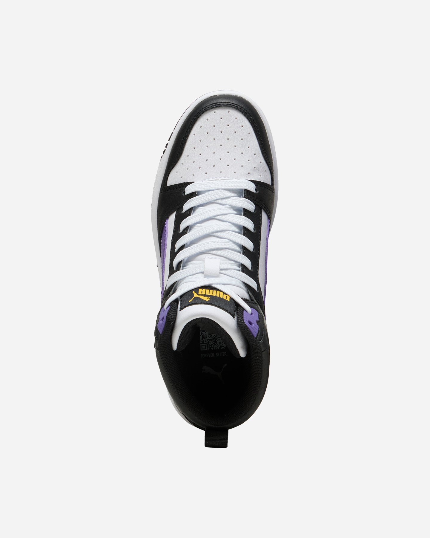 Scarpe sneakers PUMA REBOUND V6 MID GS JR - Viola - 3 | Cisalfa Sport