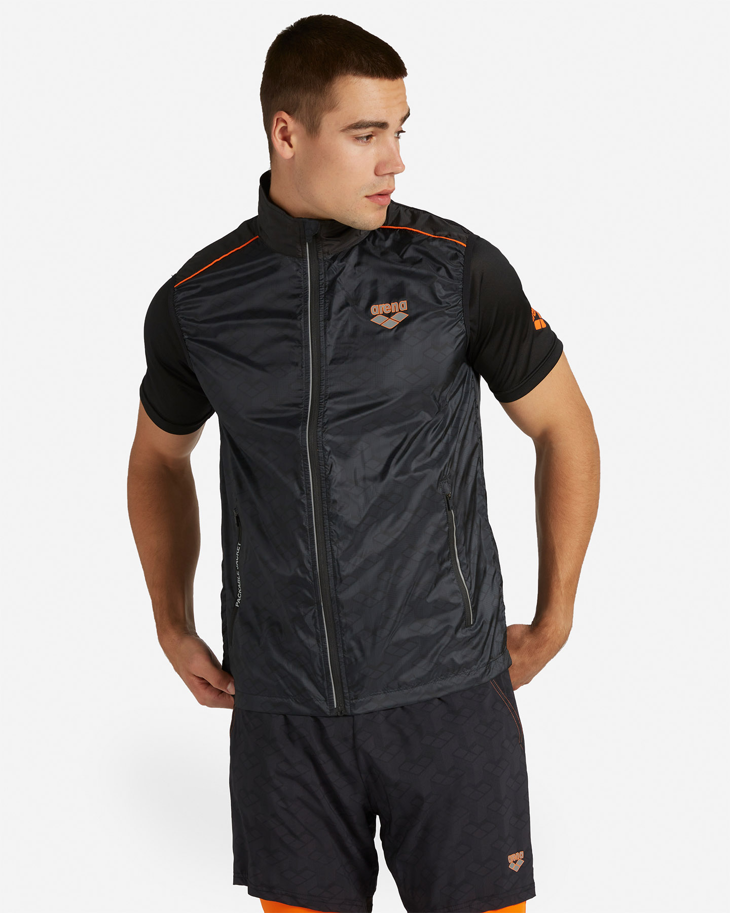 Giacca running ARENA RUNNING M - Nero - 0 | Cisalfa Sport