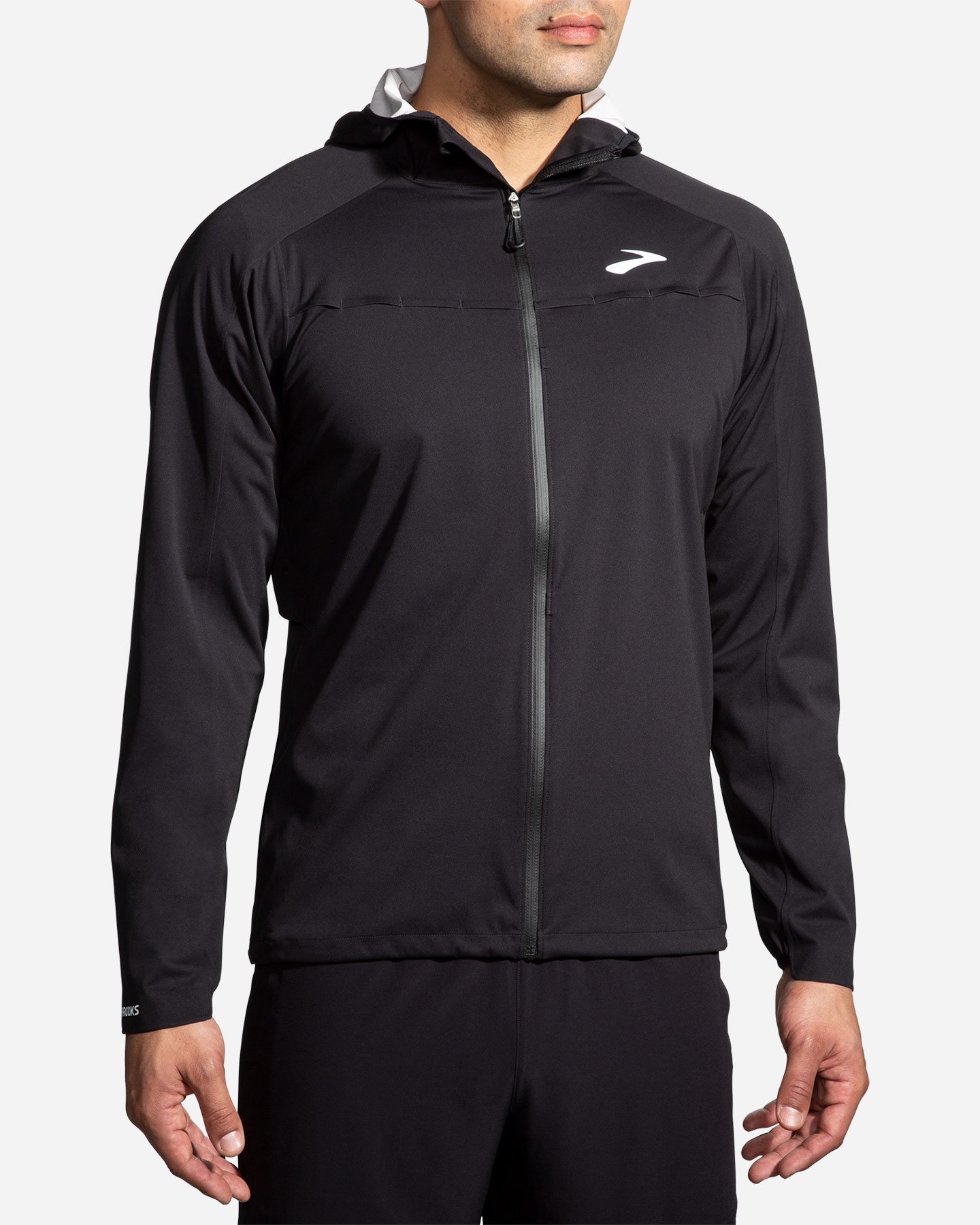 Giacca running BROOKS HIGH POINT M - Nero - 1 | Cisalfa Sport