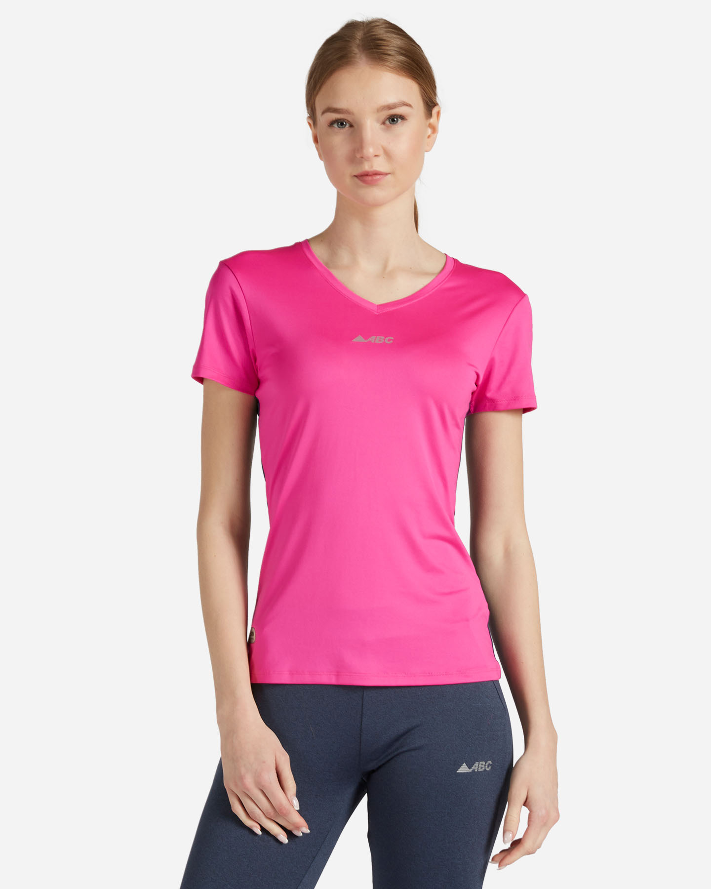 T-shirt running ABC RUNWAVE W - Rosa - 0 | Cisalfa Sport