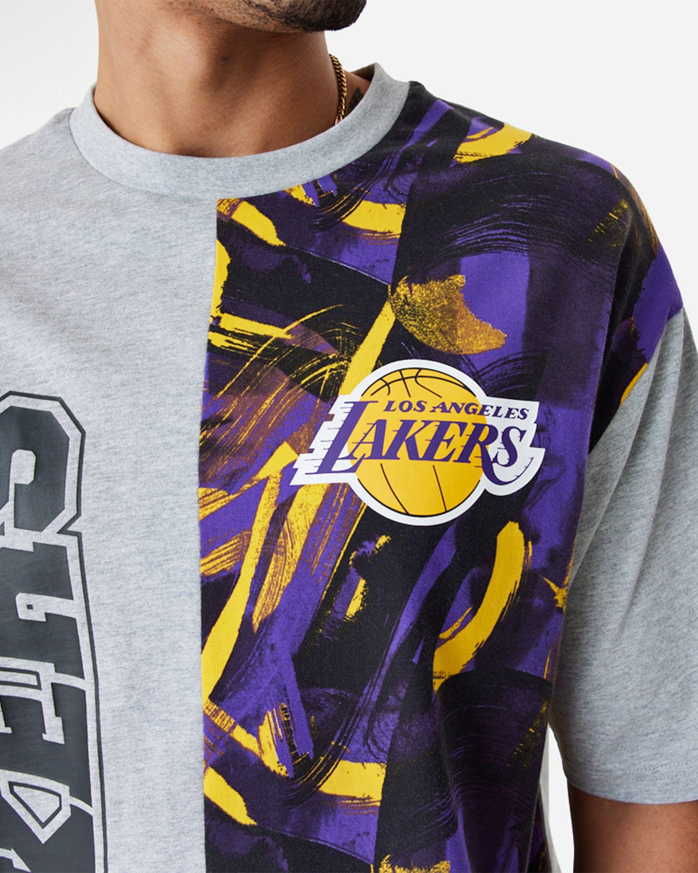 T-shirt NEW ERA PANEL CHICAGO BULLS M - Grigio - 2 | Cisalfa Sport