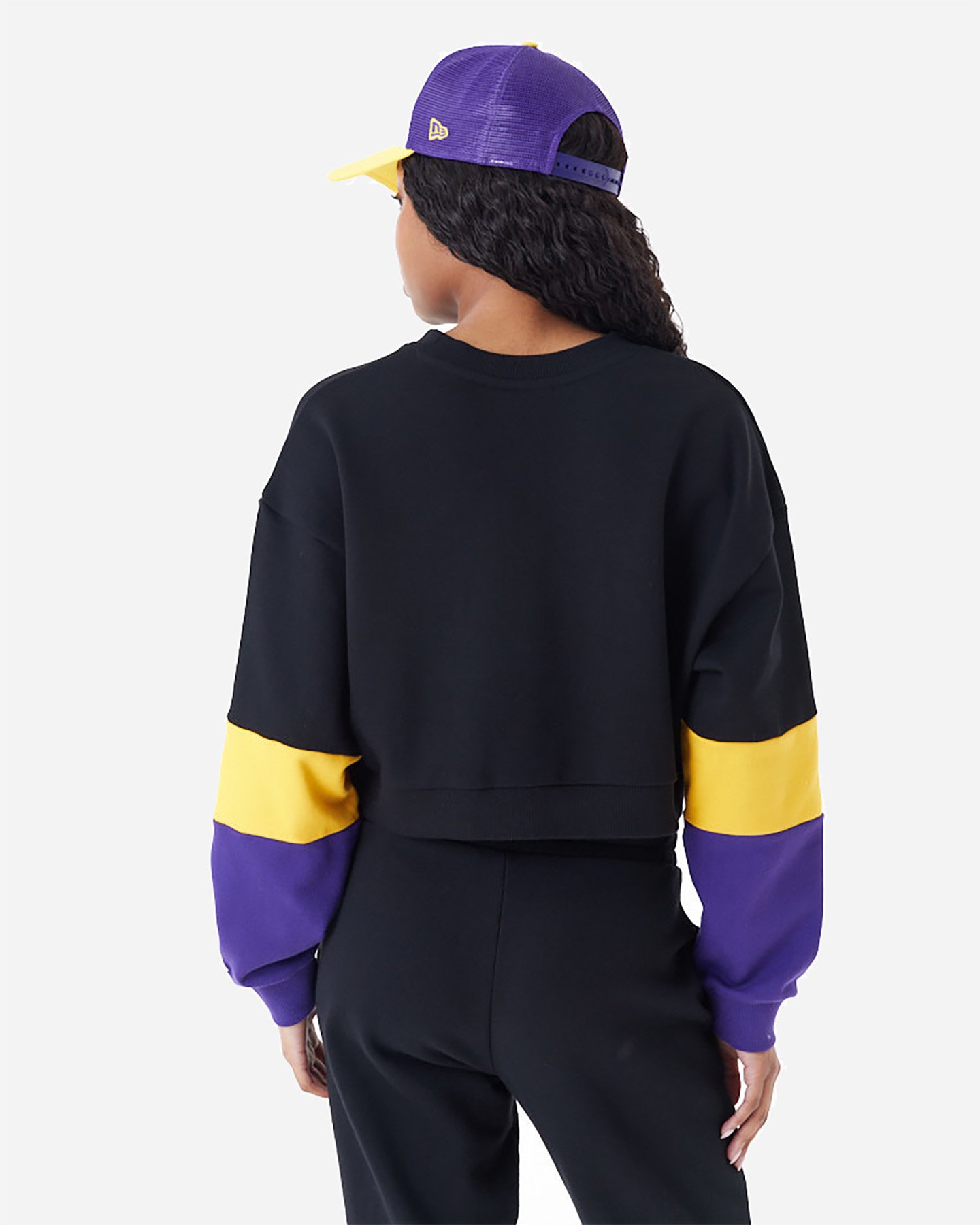 Felpa NEW ERA LOS ANGELES LAKERS W - Nero - 4 | Cisalfa Sport