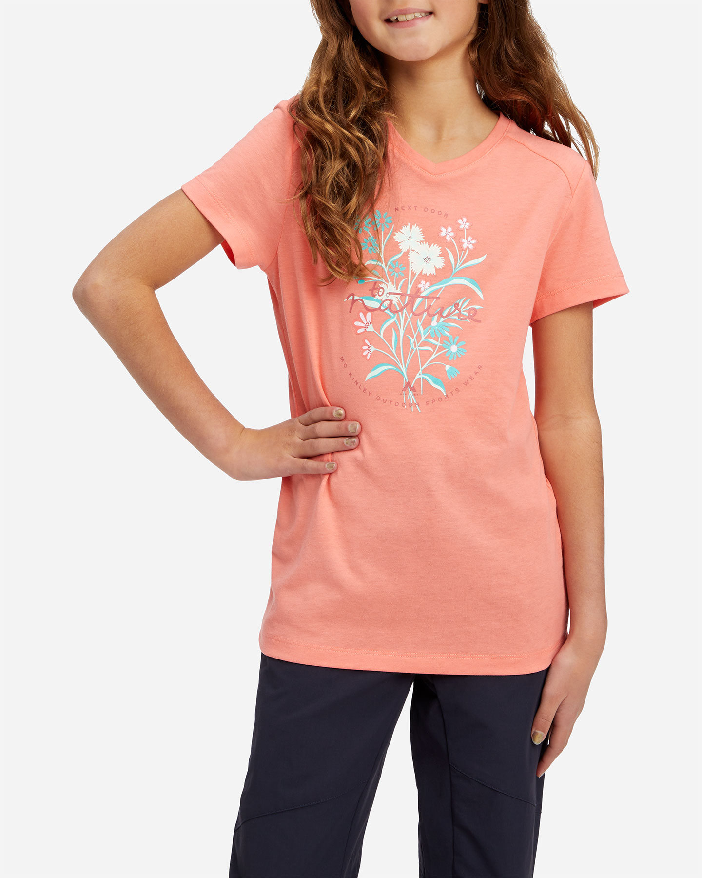 T-shirt MCKINLEY ELLIS II JR - Rosa - 1 | Cisalfa Sport