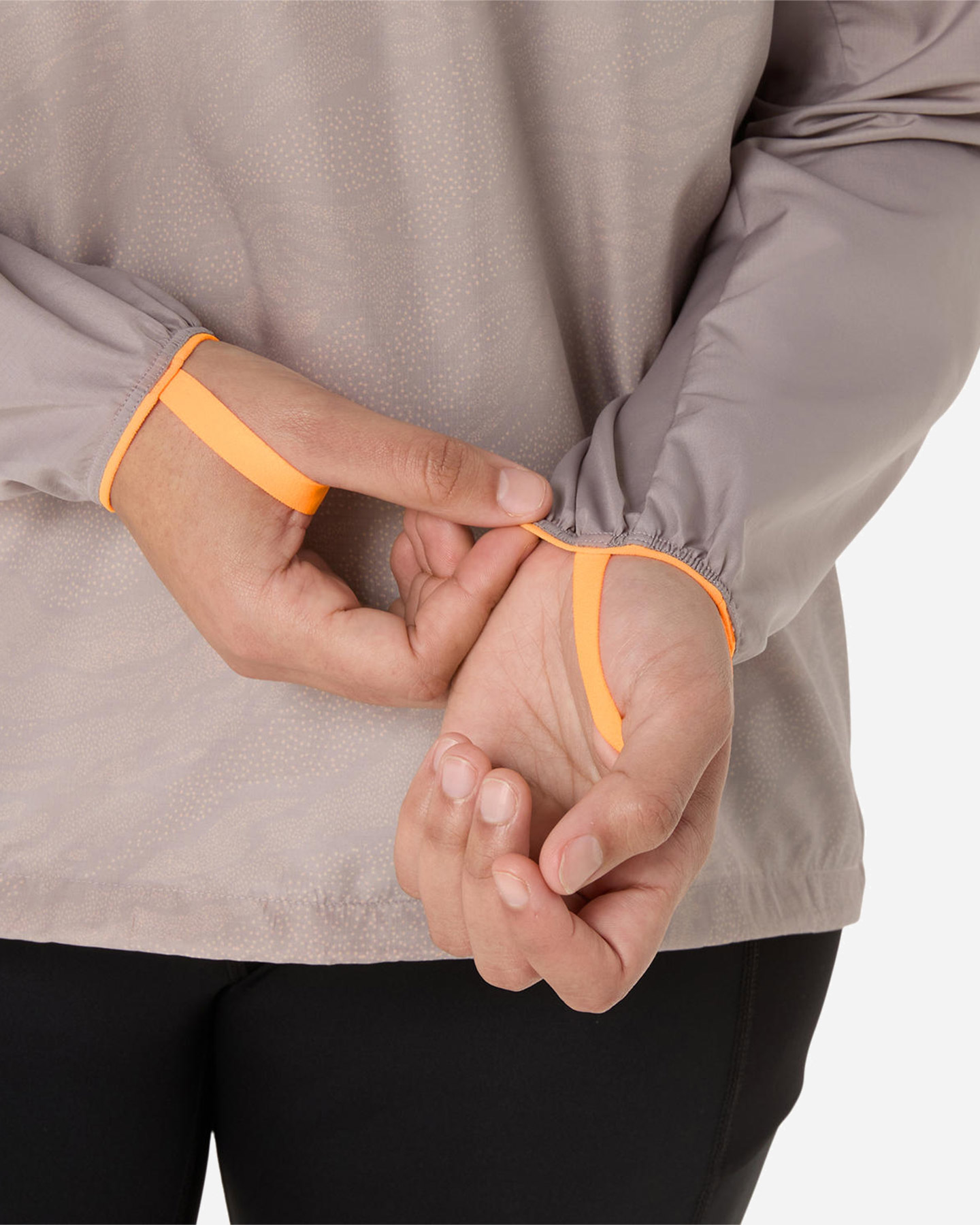 Giacca running ASICS FUJITRAIL PACKABLE WINDBREAKER W - Grigio - 3 | Cisalfa Sport