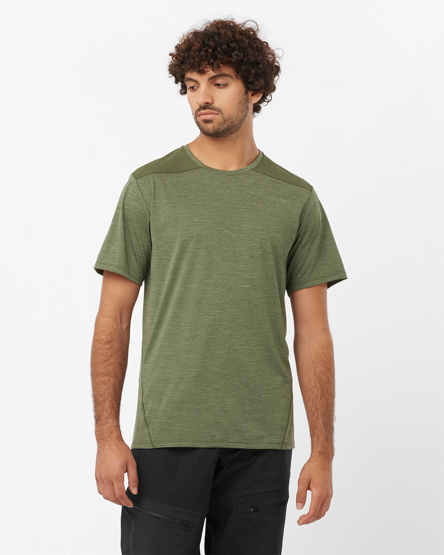 T-shirt SALOMON OUTLINE M - Verde - 2 | Cisalfa Sport