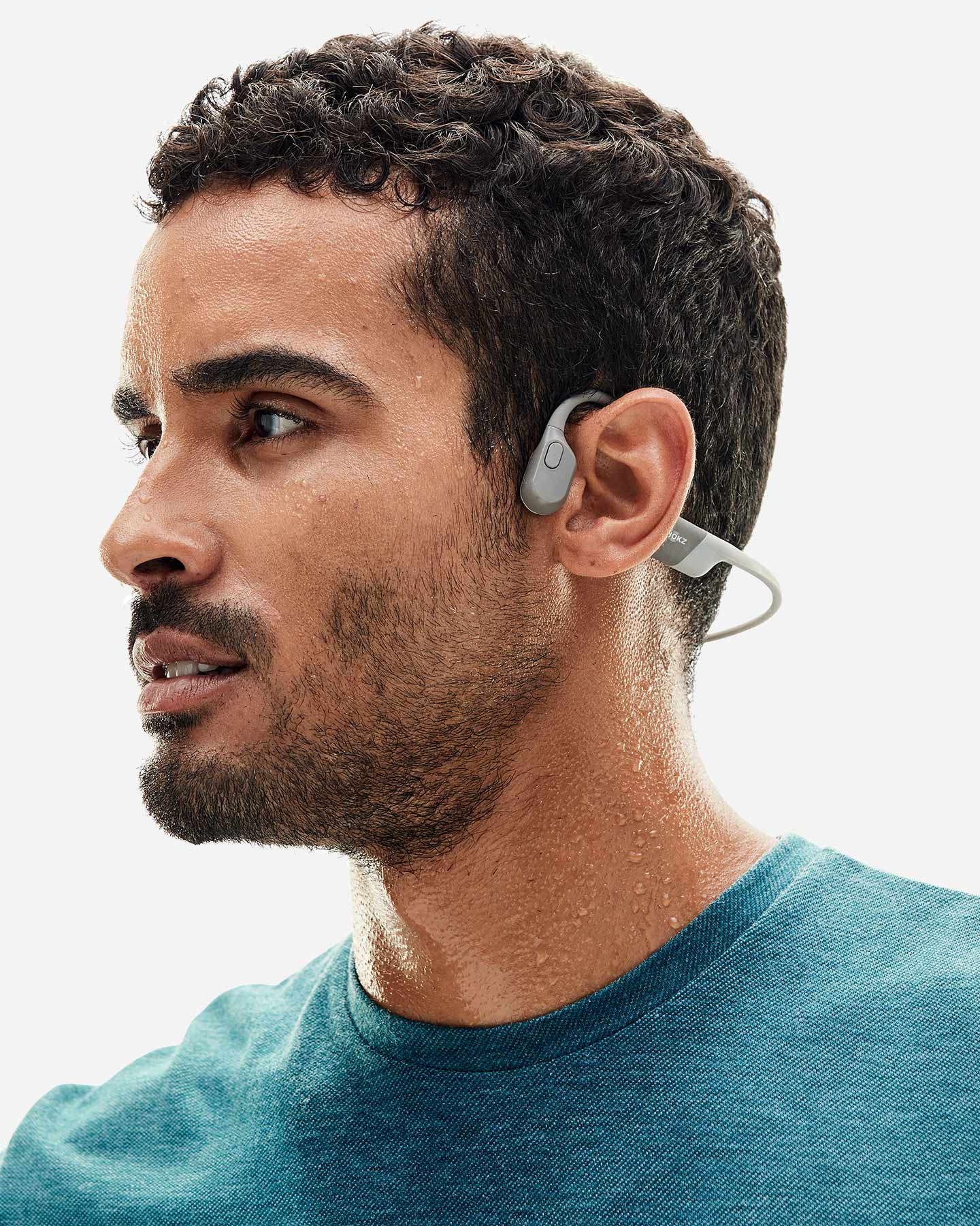 Cuffie audio SHOKZ OPENRUN  - Grigio - 3 | Cisalfa Sport