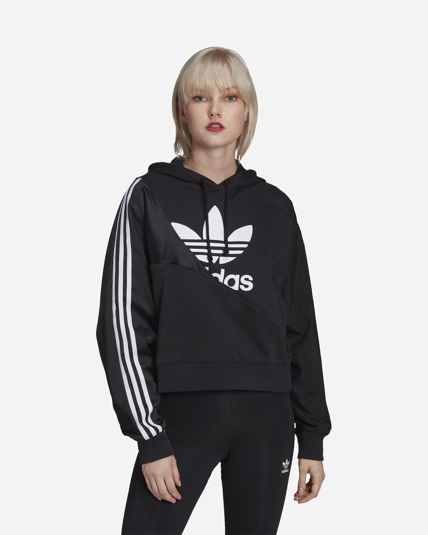 Felpa ADIDAS ORIGINAL TREFOIL W - Nero - 1 | Cisalfa Sport