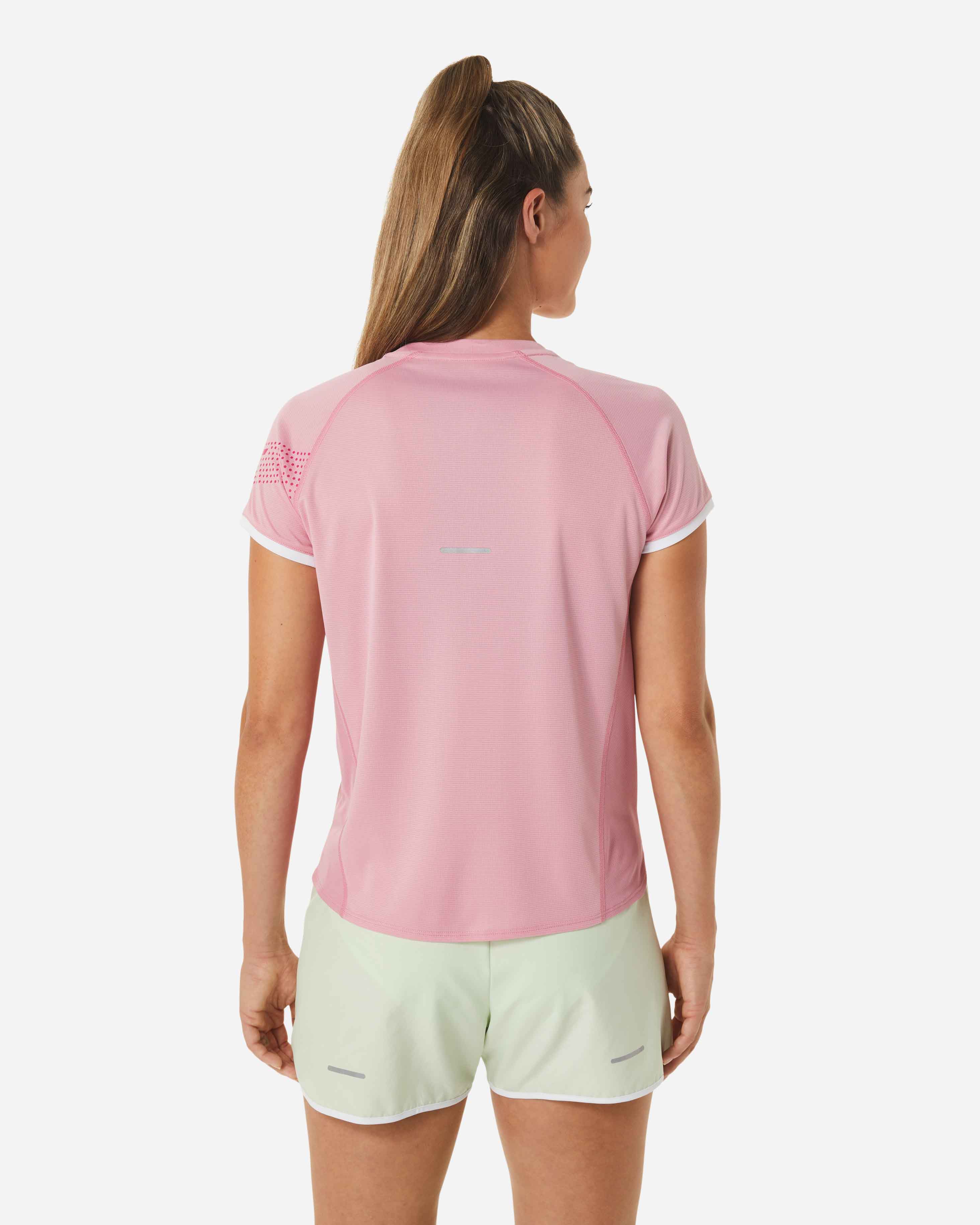 T-shirt running ASICS ICON W - Rosa - 2 | Cisalfa Sport