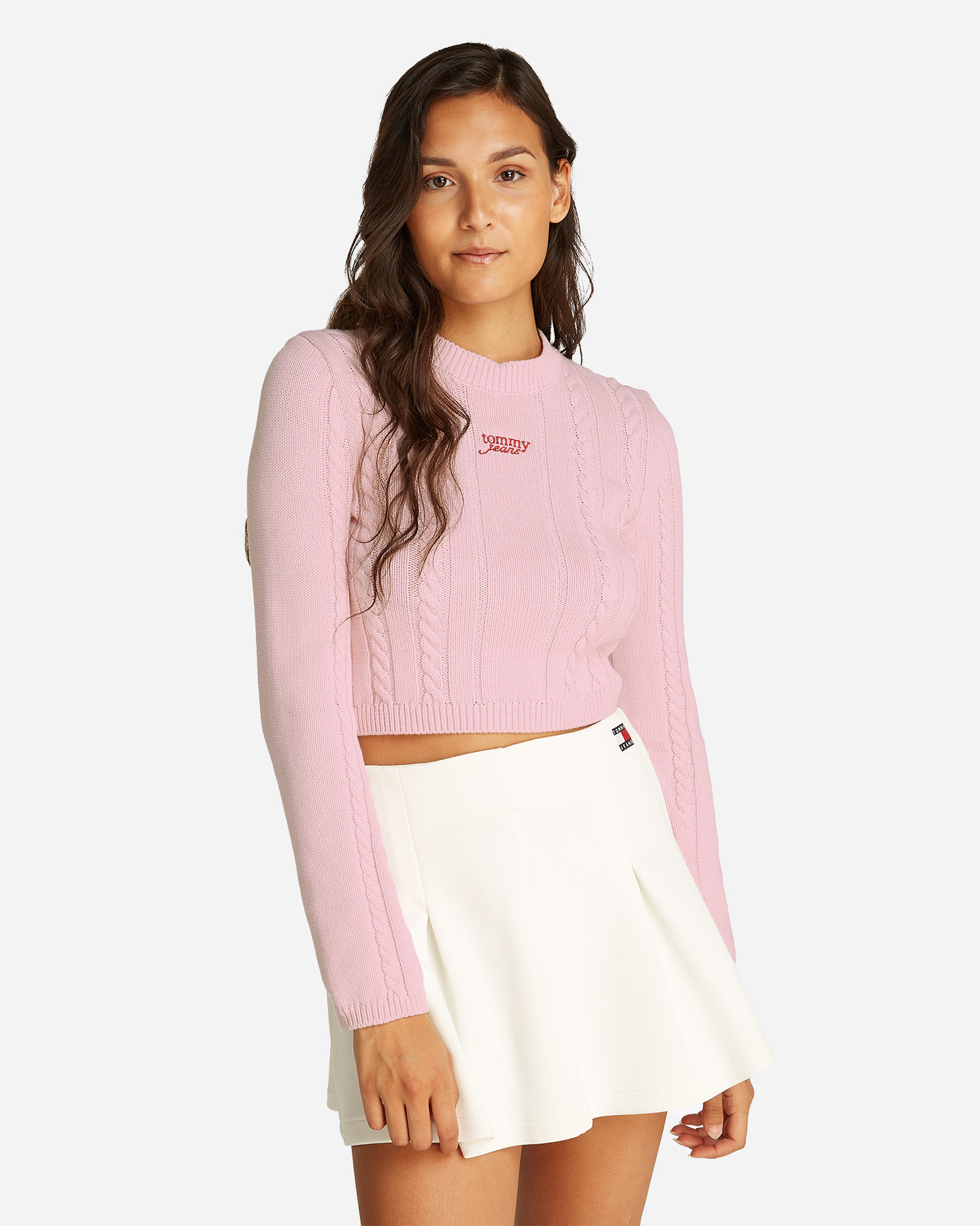 Maglione TOMMY HILFIGER LOGO SCRIPT W - Rosa - 2 | Cisalfa Sport