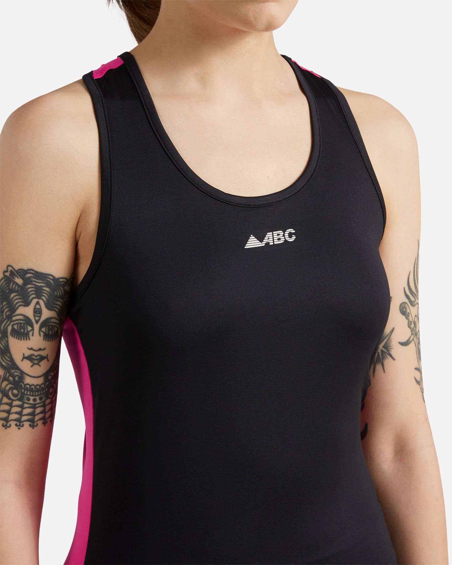 Canotta running ABC WARM UP W - Nero - 4 | Cisalfa Sport